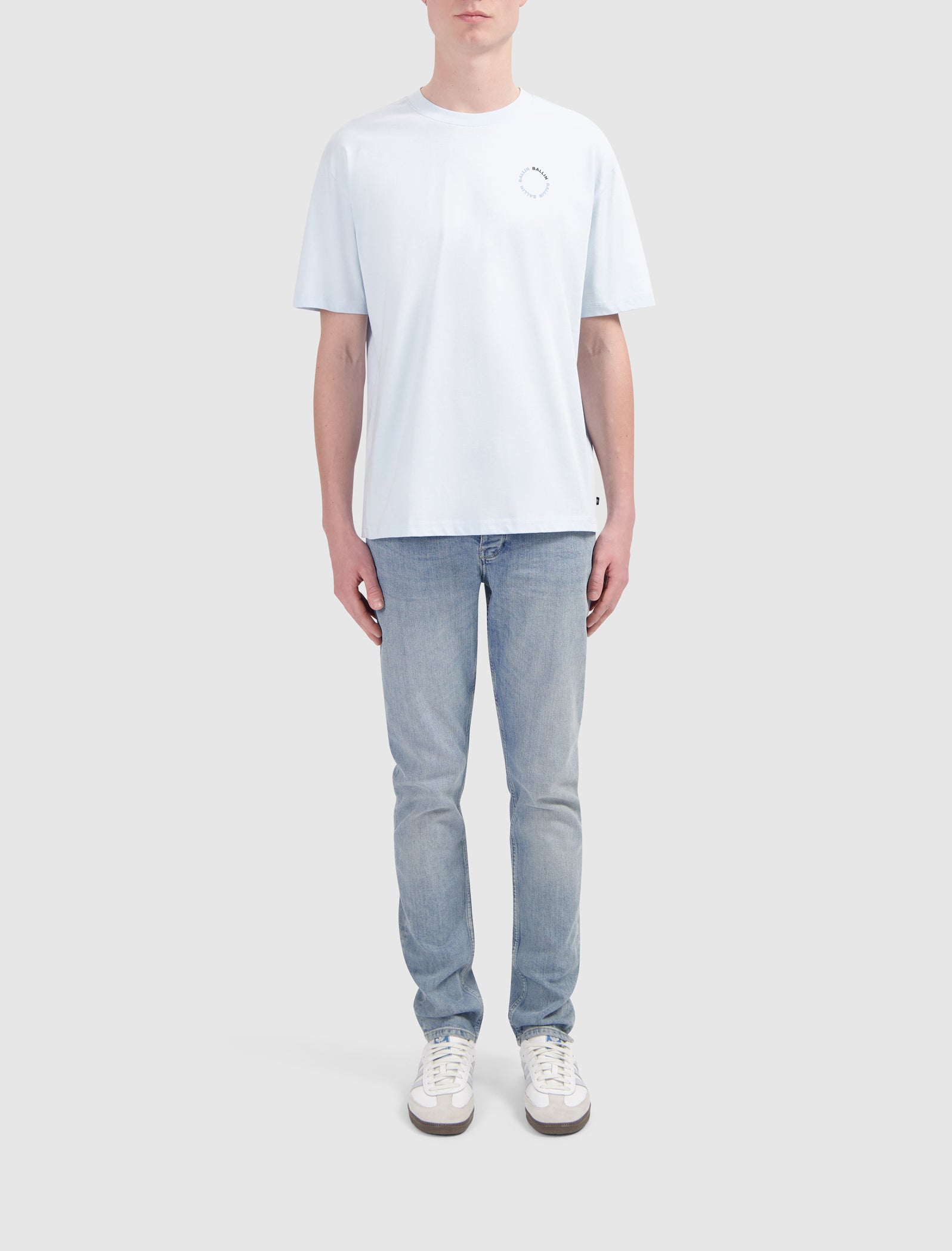 Circle Logo T-shirt | Light Blue