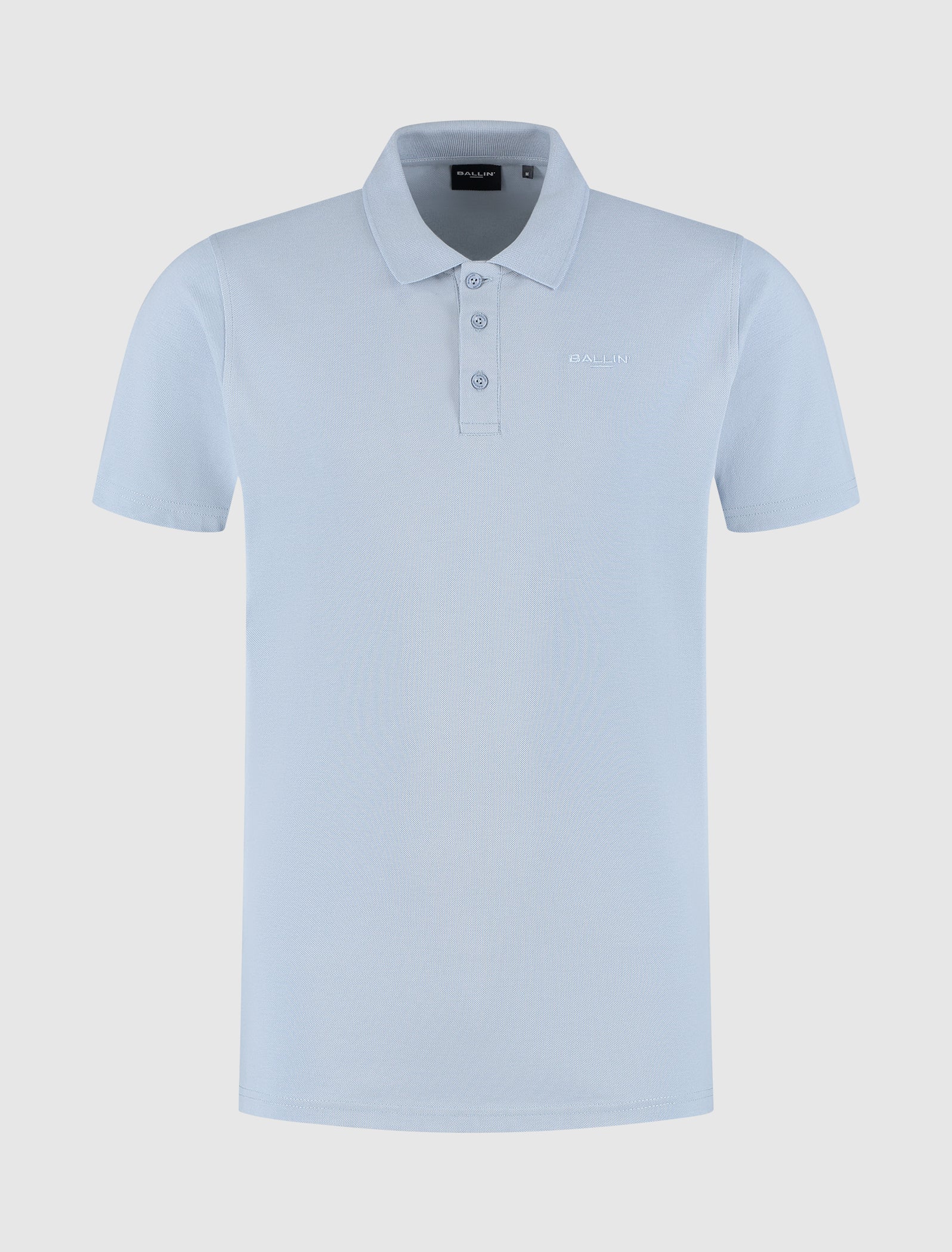 Piqué Logo Polo | Blue Grey