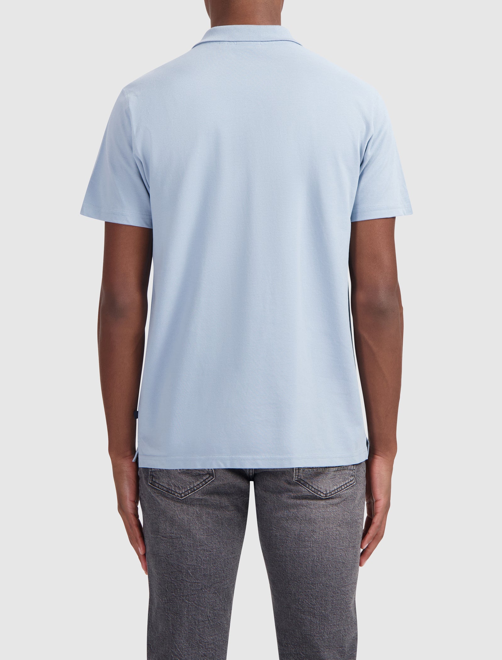 Piqué Logo Polo | Blue Grey