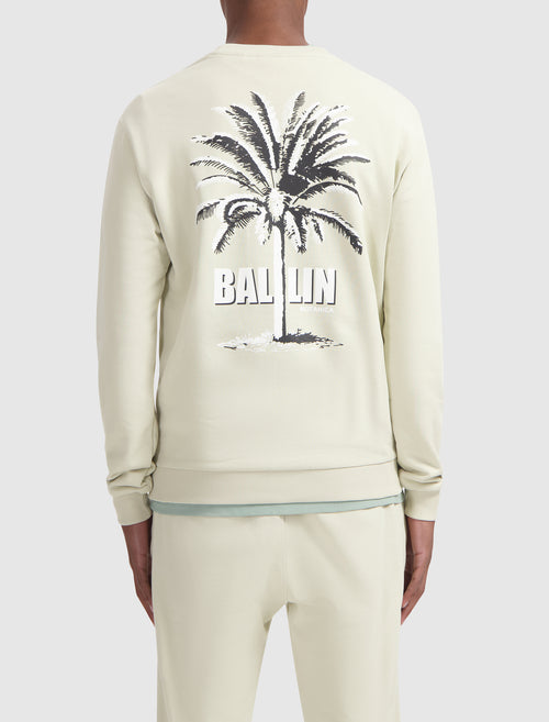 Dual-tone Palm Sweater | Sand