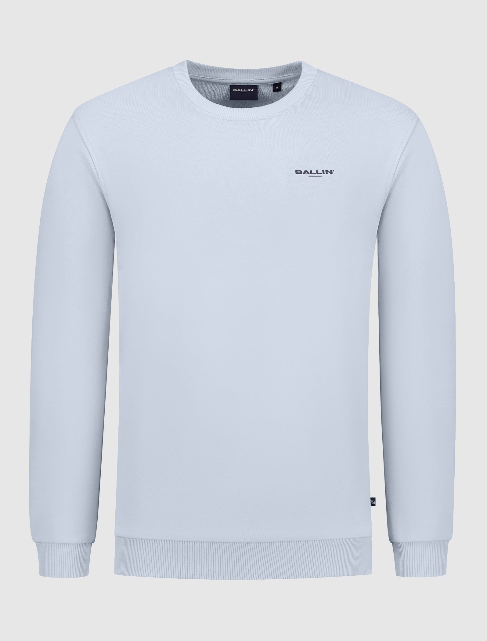 Dual-tone Palm Sweater | Blue Grey