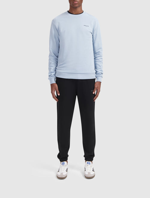 Dual-tone Palm Sweater | Blue Grey