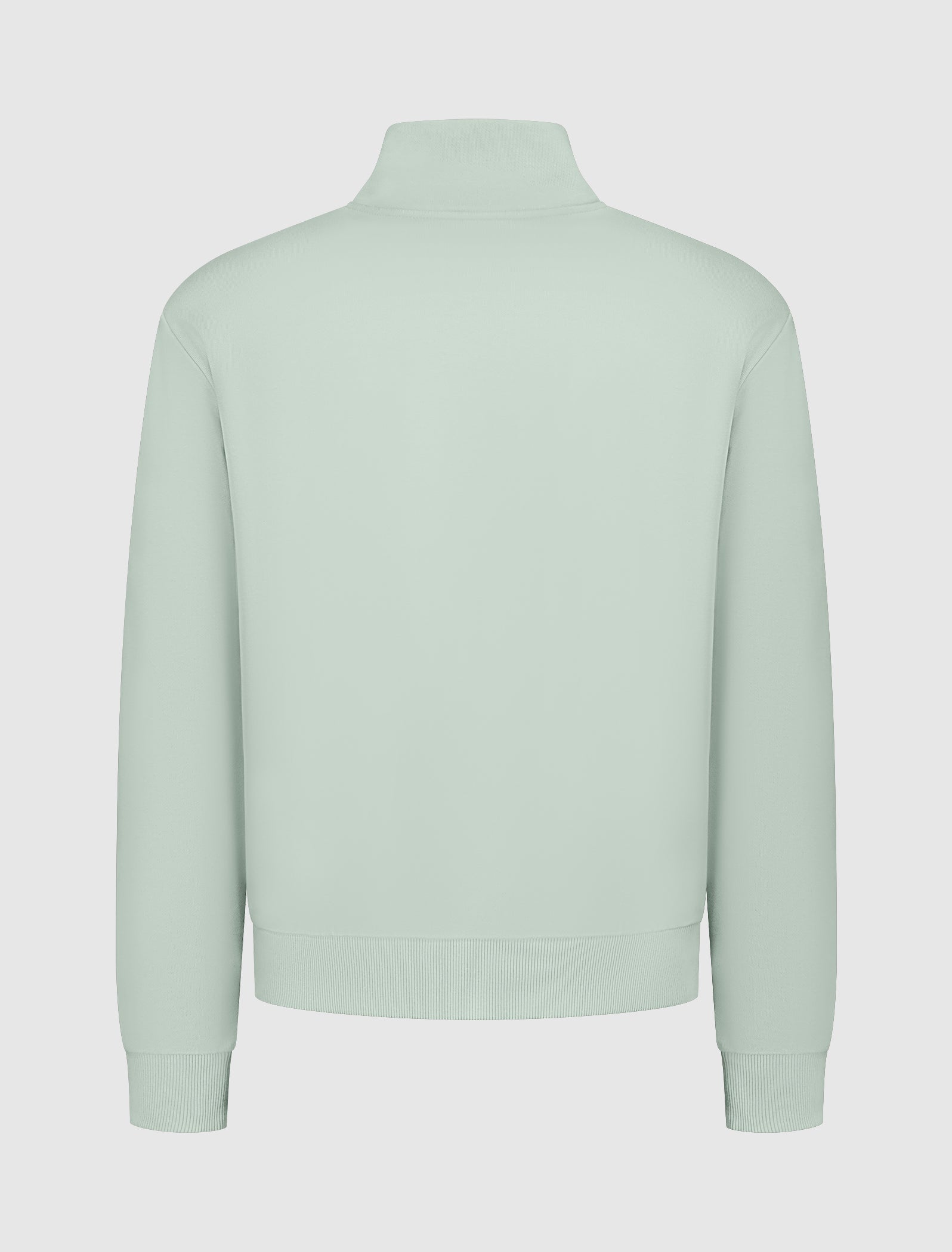 Box Logo Half-zip Sweater | Green