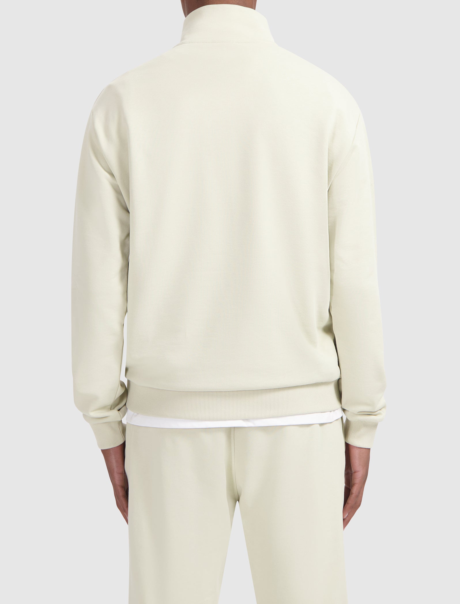 Box Logo Half-zip Sweater | Sand