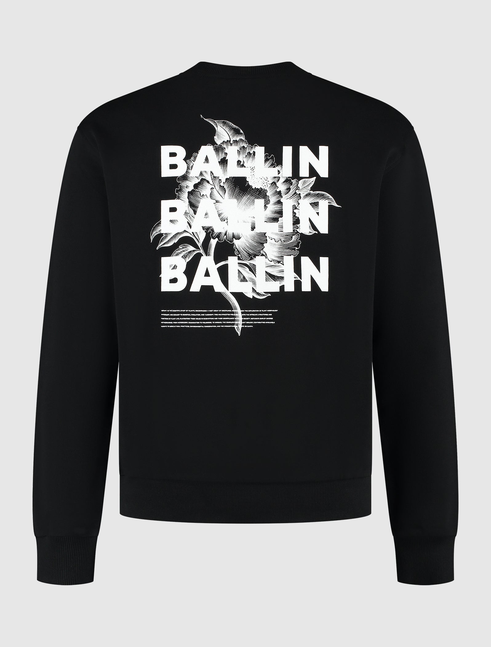Botanic Identity Sweater | Black