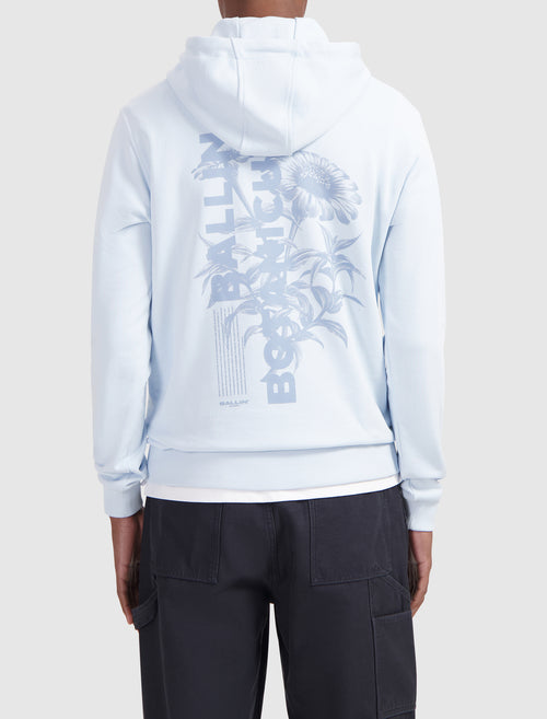 Botanic Bloom Hoodie | Light Blue