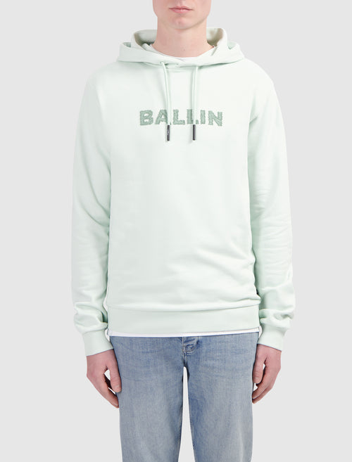 Scratch Logo Hoodie | Light Green