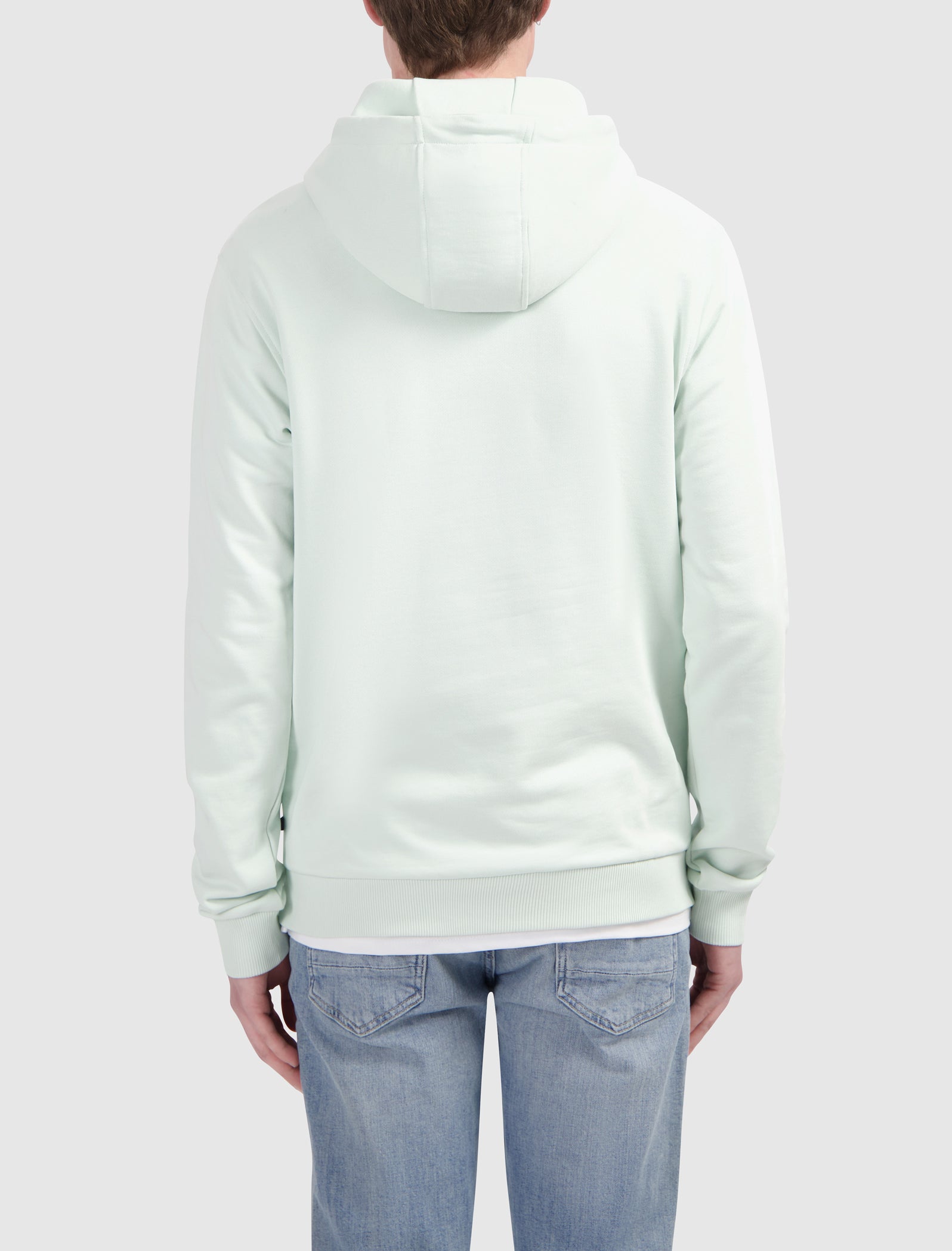 Scratch Logo Hoodie | Light Green
