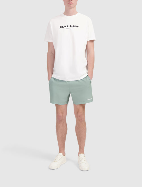 Logo Swim Shorts | Green