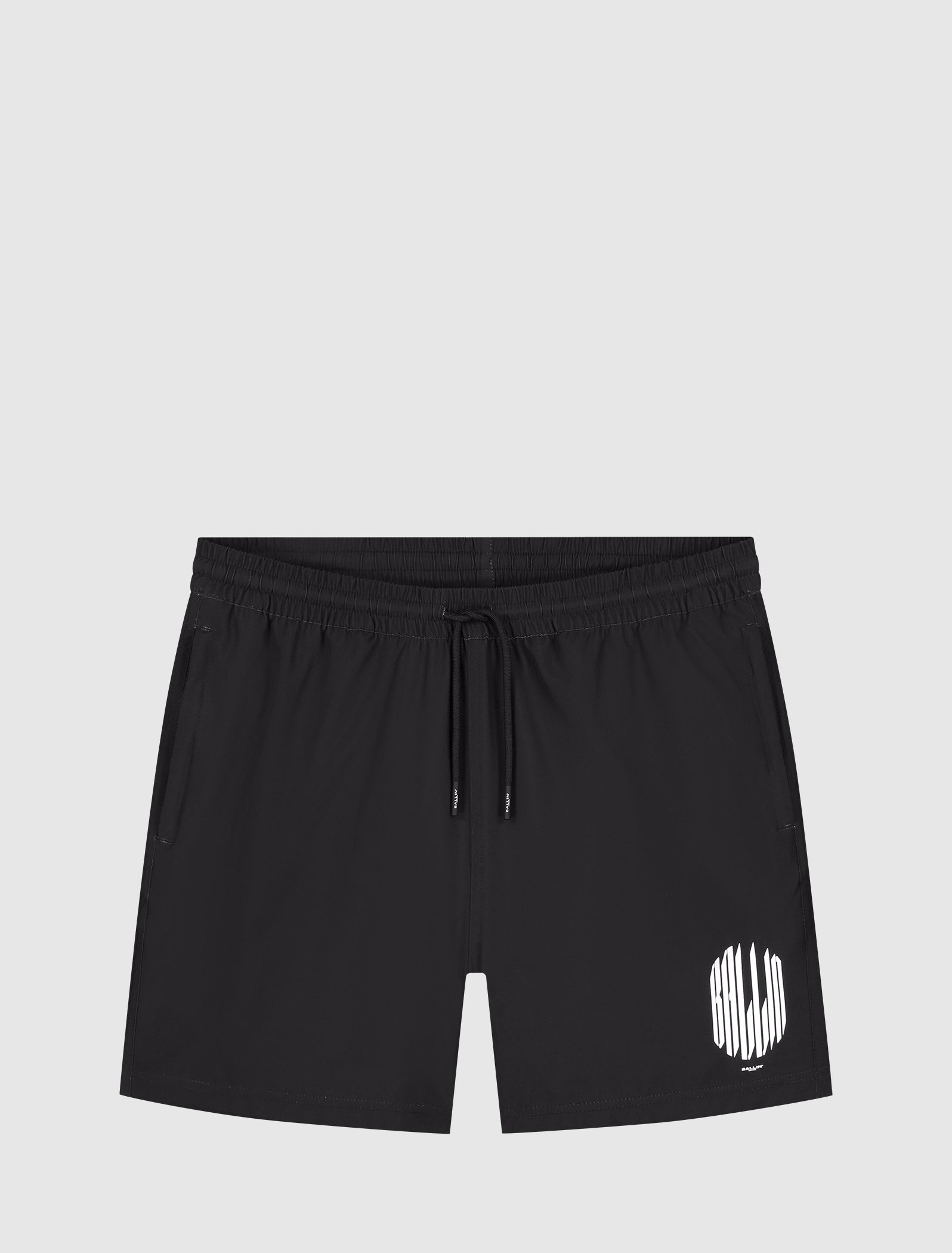 Grunge Logo Swim Shorts | Black