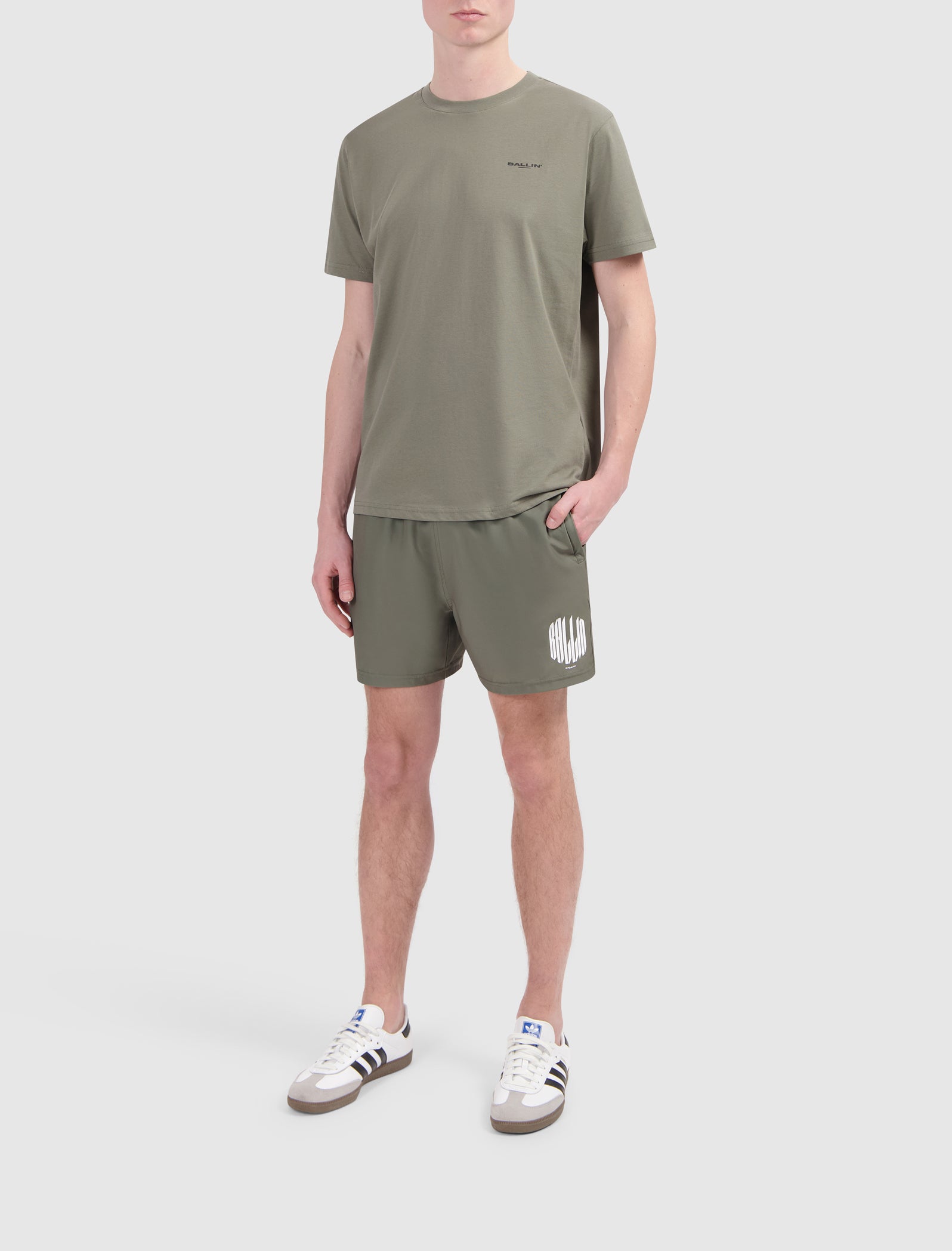 Grunge Logo Swim Shorts | Dark Army