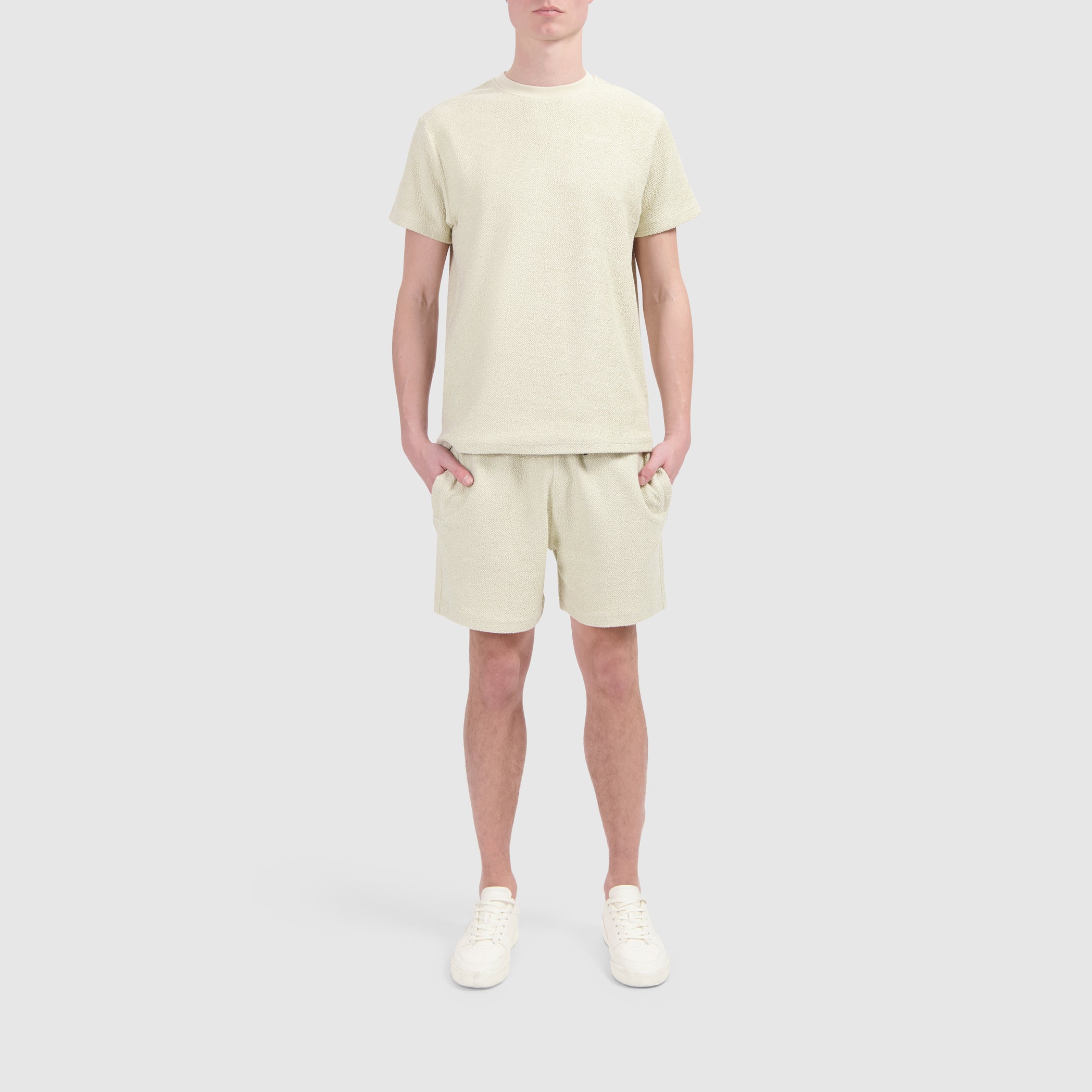 Bouclé Shorts | Sand