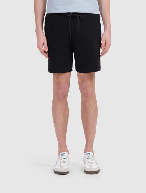 Embroidery Logo Sweatshorts | Black