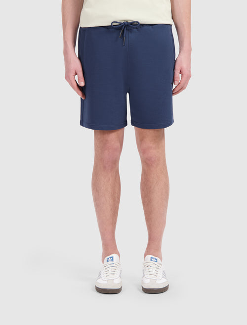 Embroidery Logo Sweatshorts | Navy