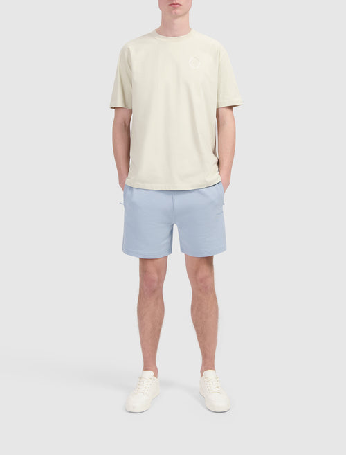 Embroidery Logo Sweatshorts | Blue Grey