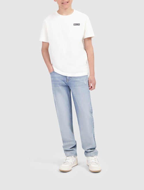 Junior Box Logo Initial T-shirt | Off White