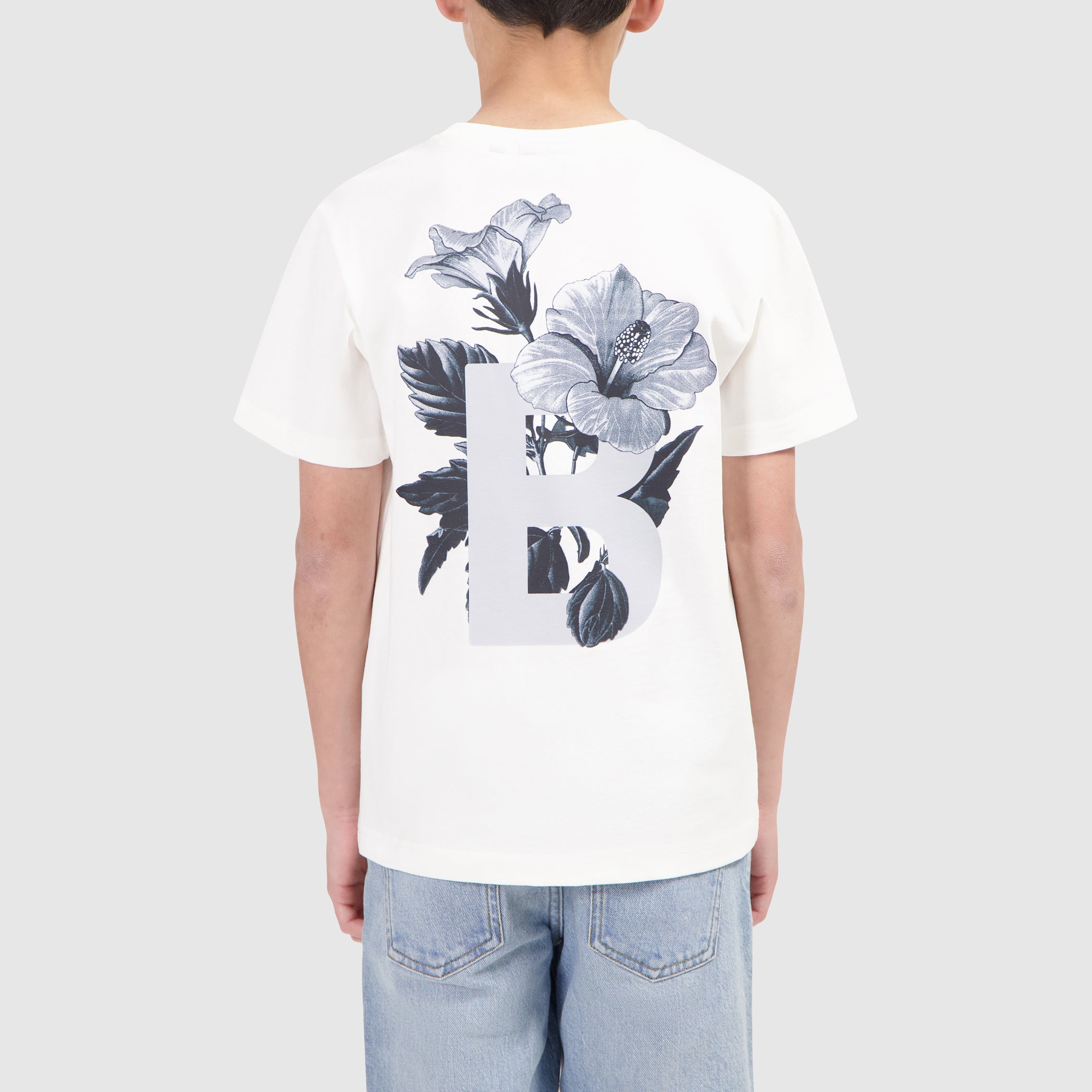 Junior Box Logo Initial T-shirt | Off White