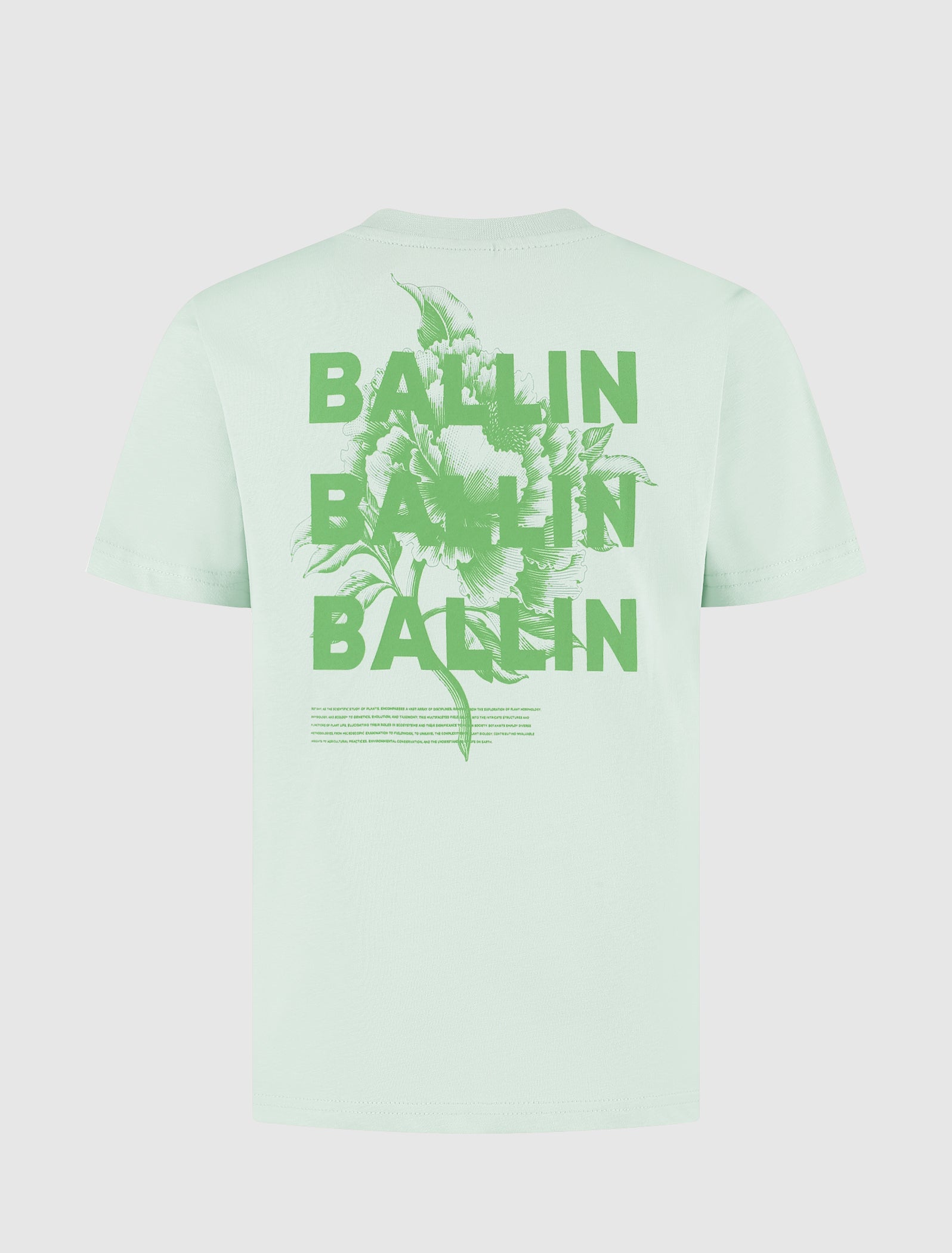 Junior Botanic Box Logo T-shirt | Light Green