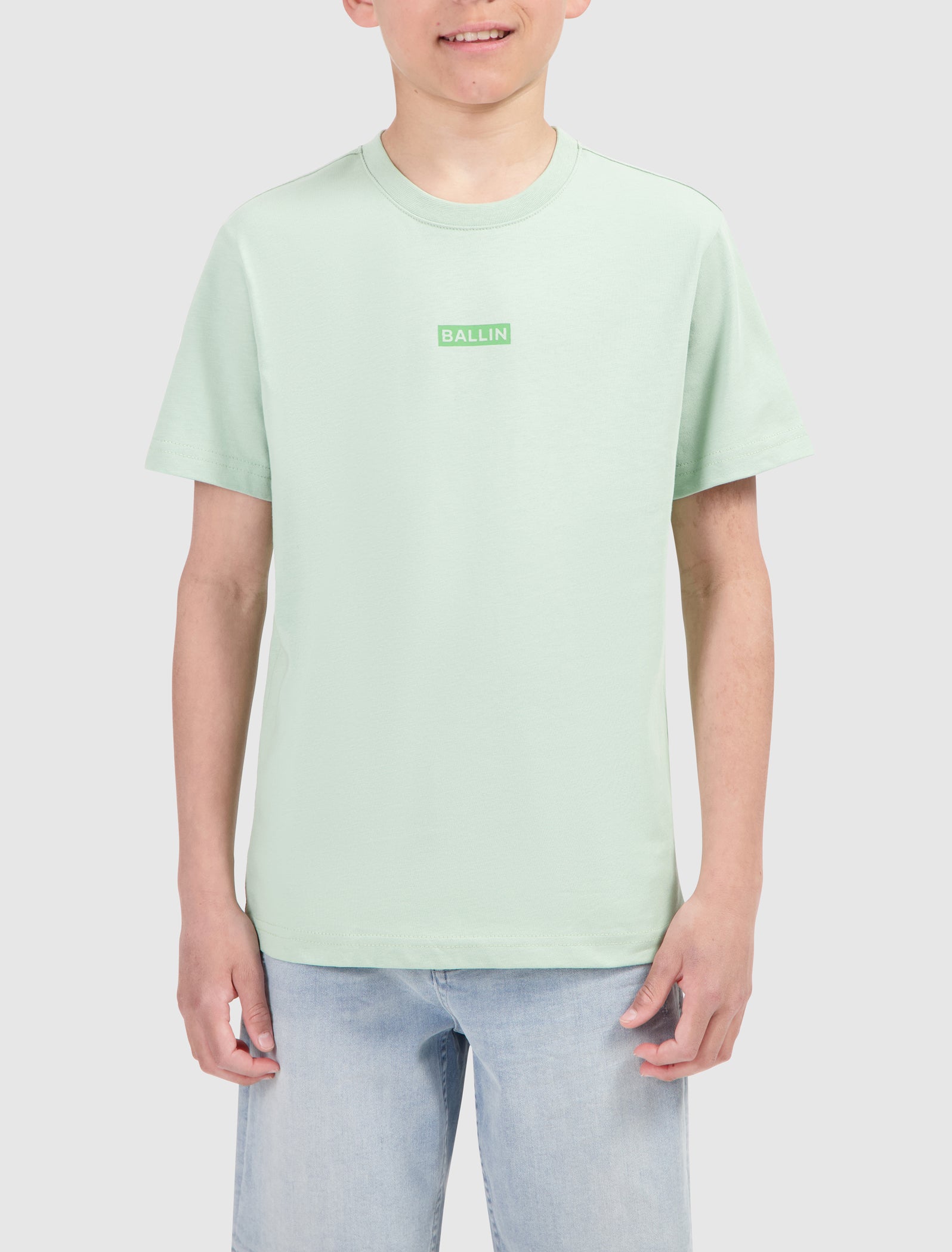 Junior Botanic Box Logo T-shirt | Light Green