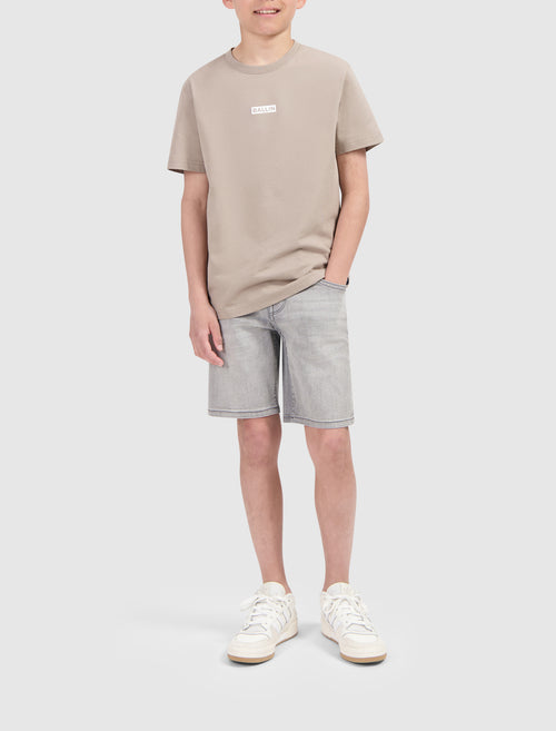 Junior Botanic Box Logo T-shirt | Taupe