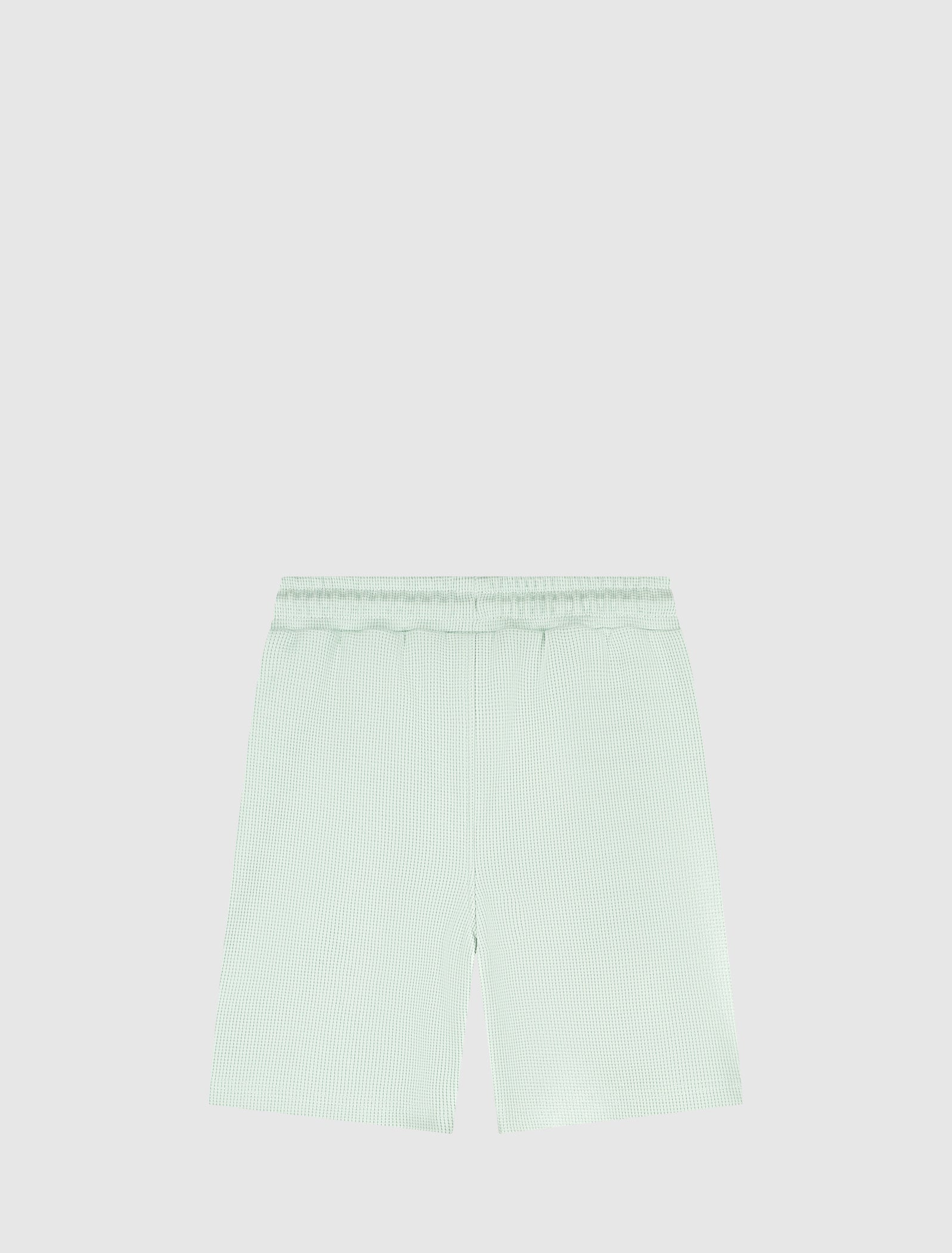 Junior Waffle Shorts | Light Green