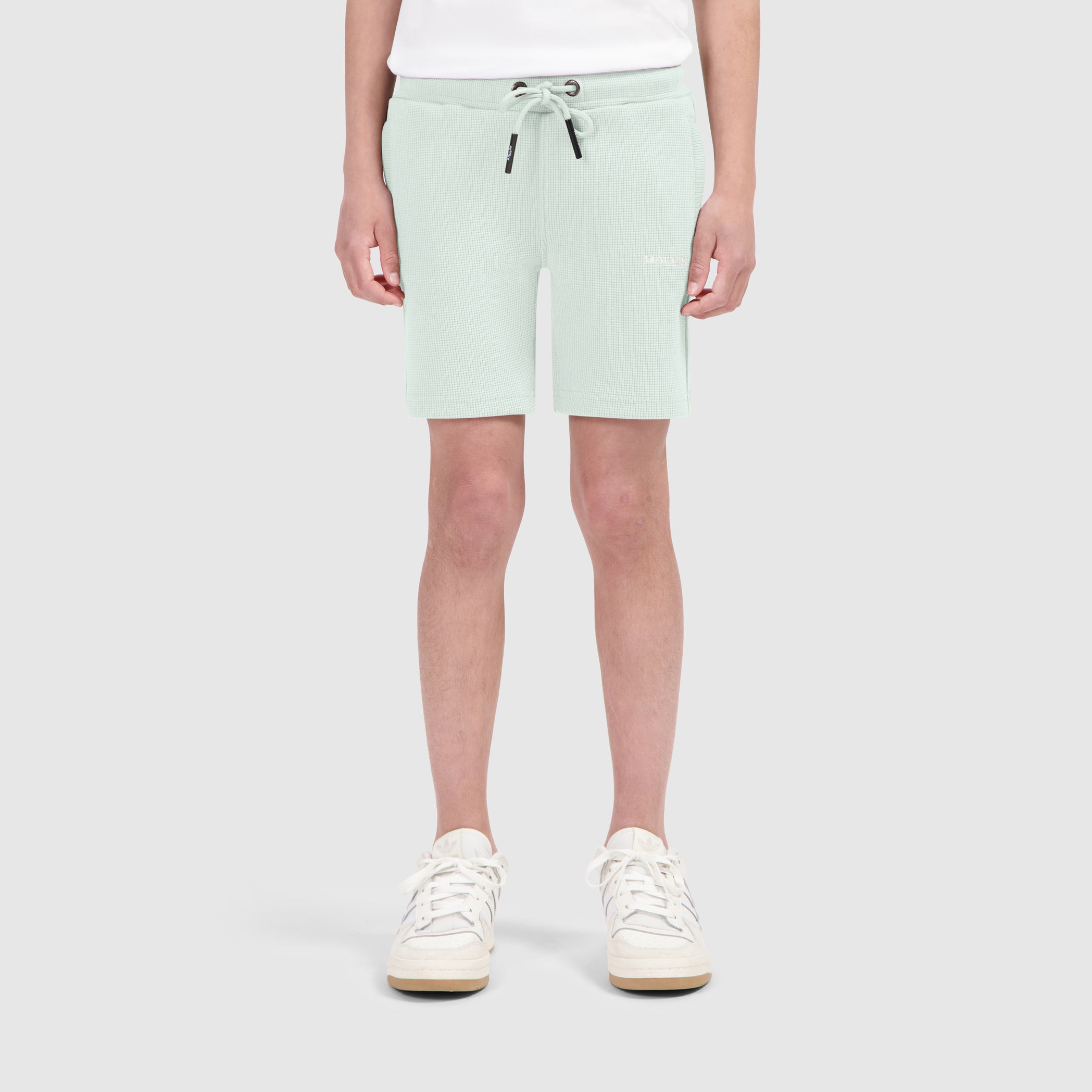 Junior Waffle Shorts | Light Green