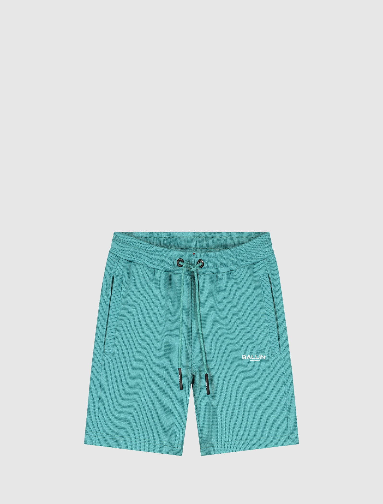 Junior Waffle Shorts | Emerald