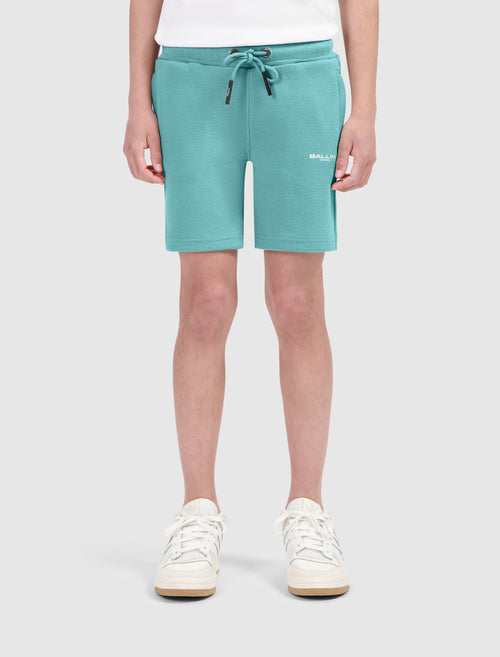Junior Waffle Shorts | Emerald