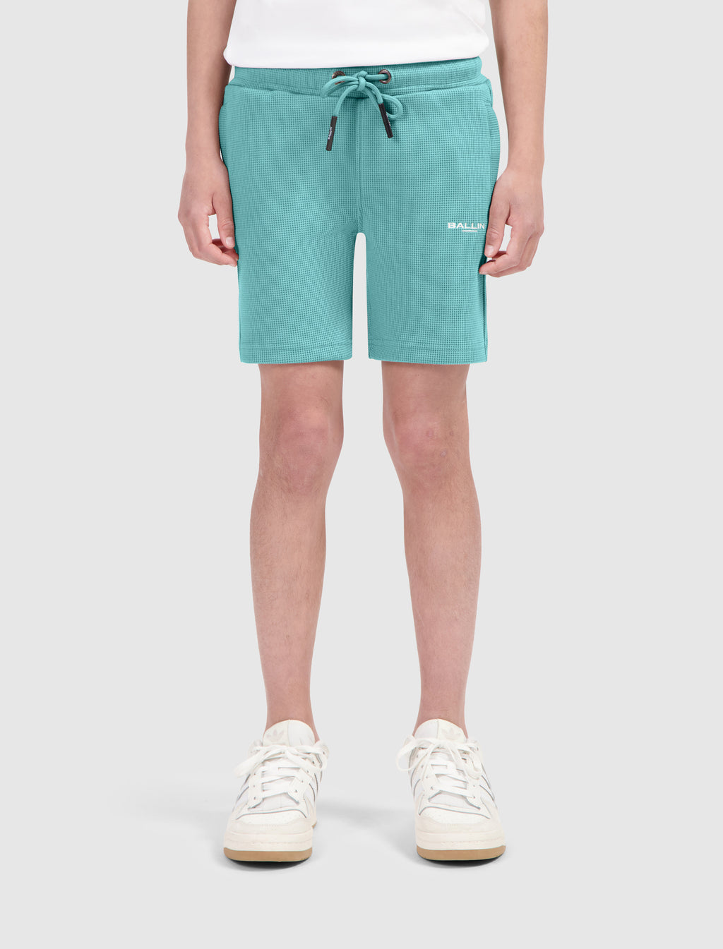 Junior Waffle Shorts | Emerald