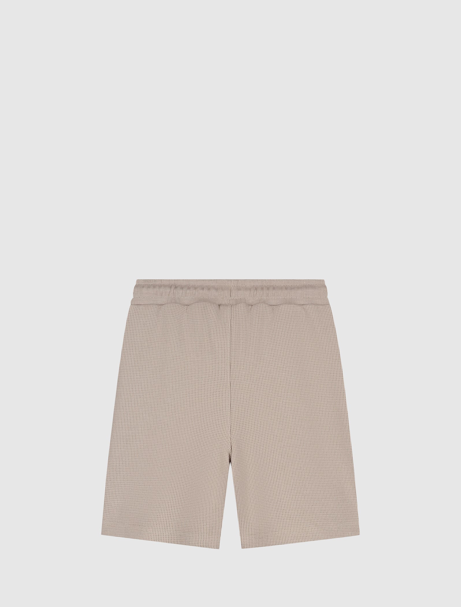 Junior Waffle Shorts | Taupe