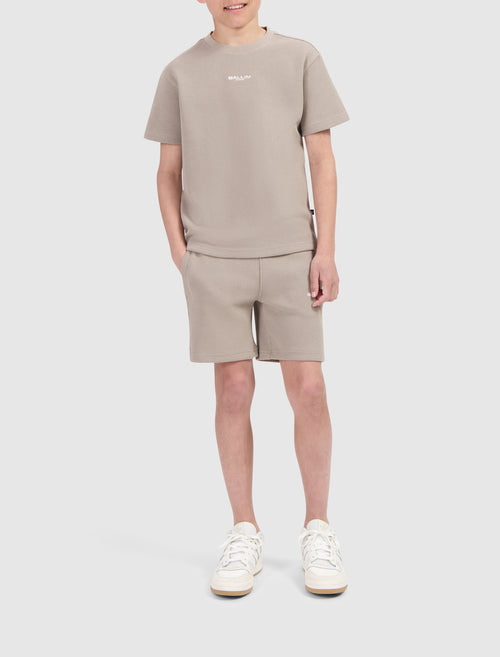 Junior Waffle Shorts | Taupe