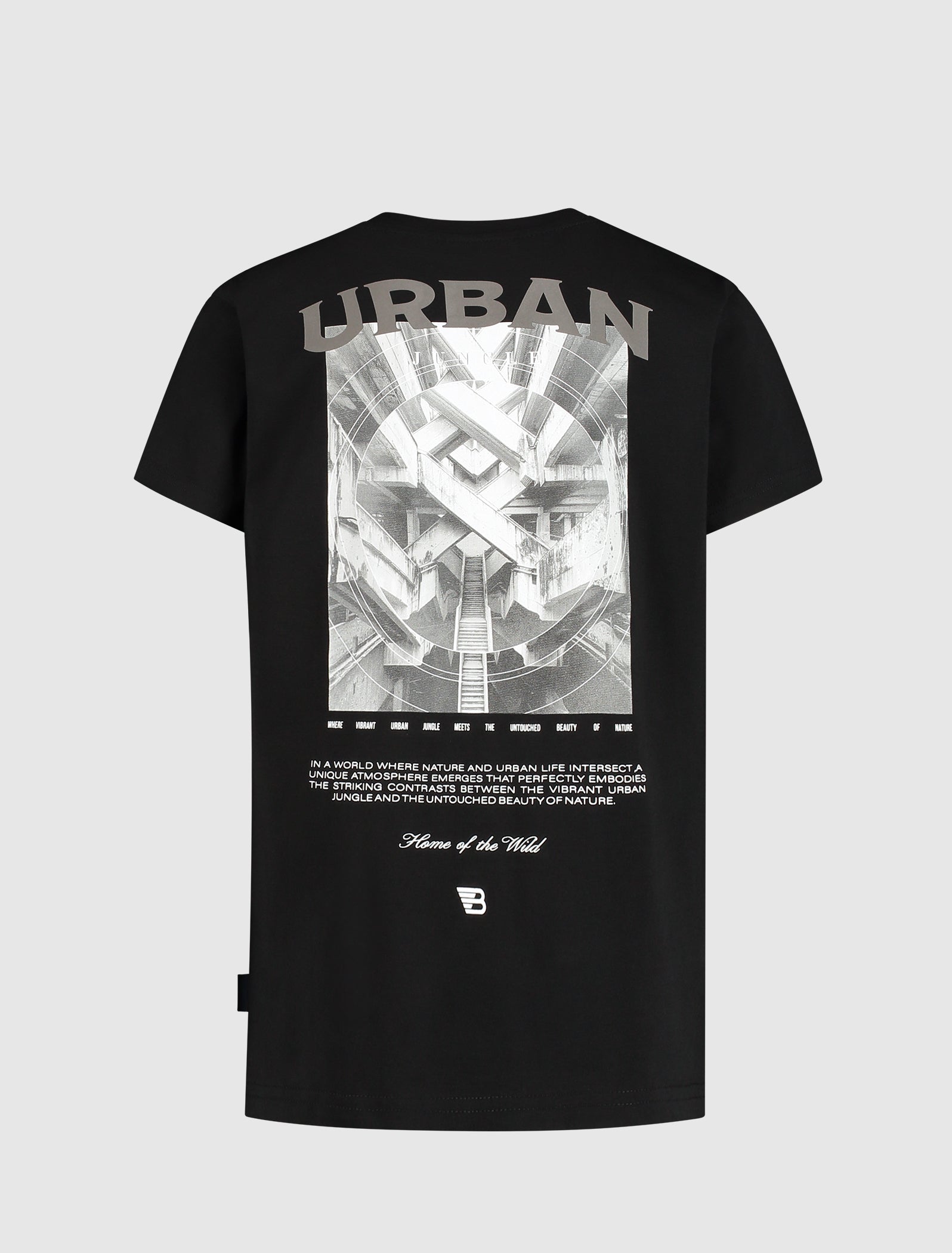 Junior Urban Jungle T-shirt | Black