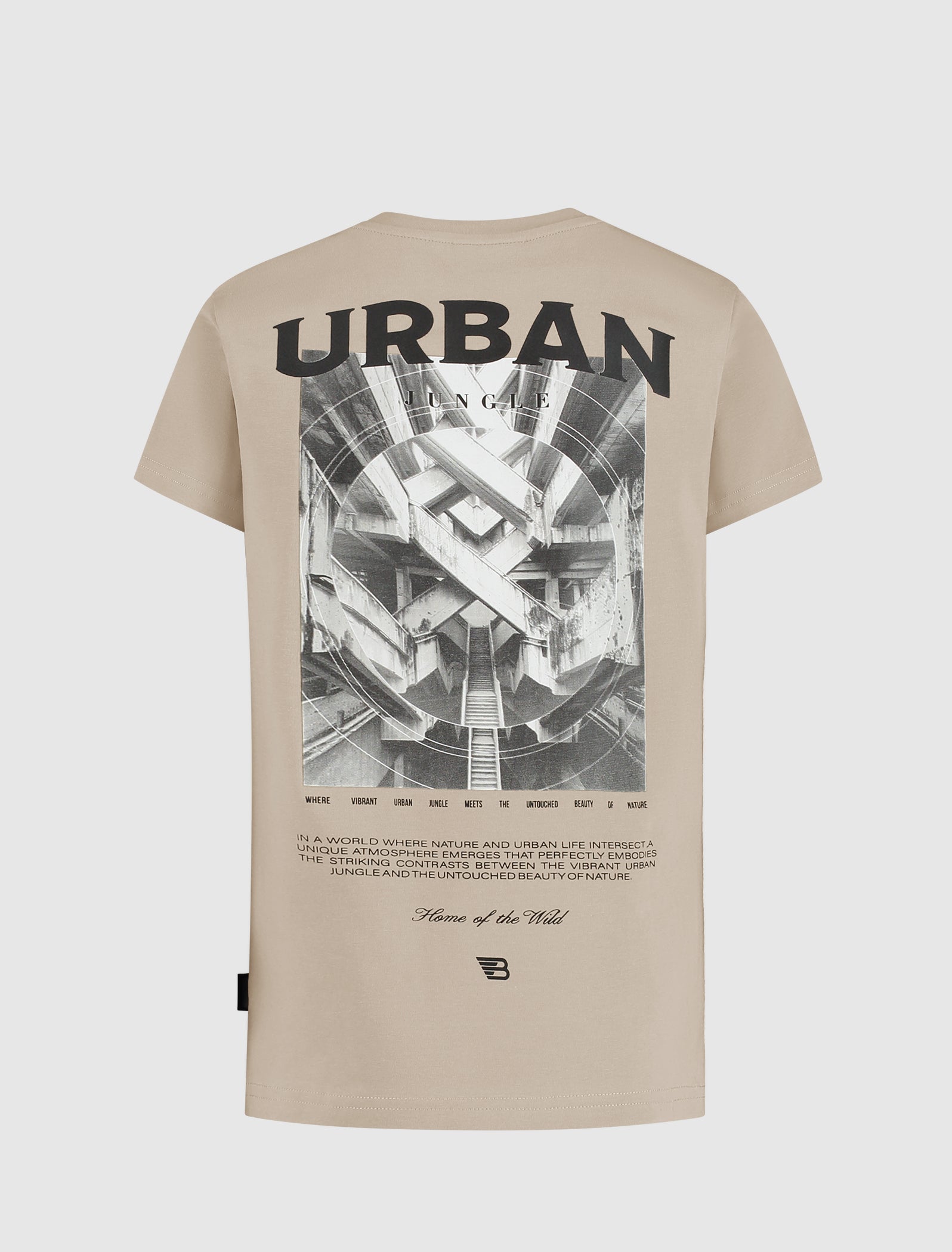 Junior Urban Jungle T-shirt | Taupe