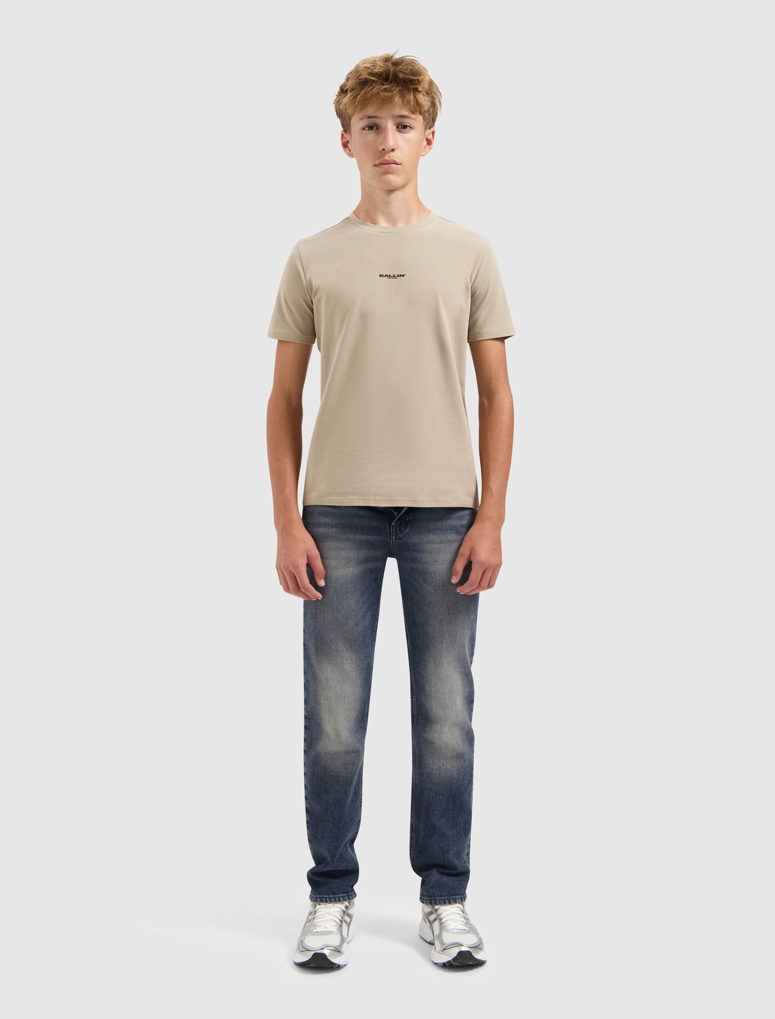 Junior Urban Jungle T-shirt | Taupe