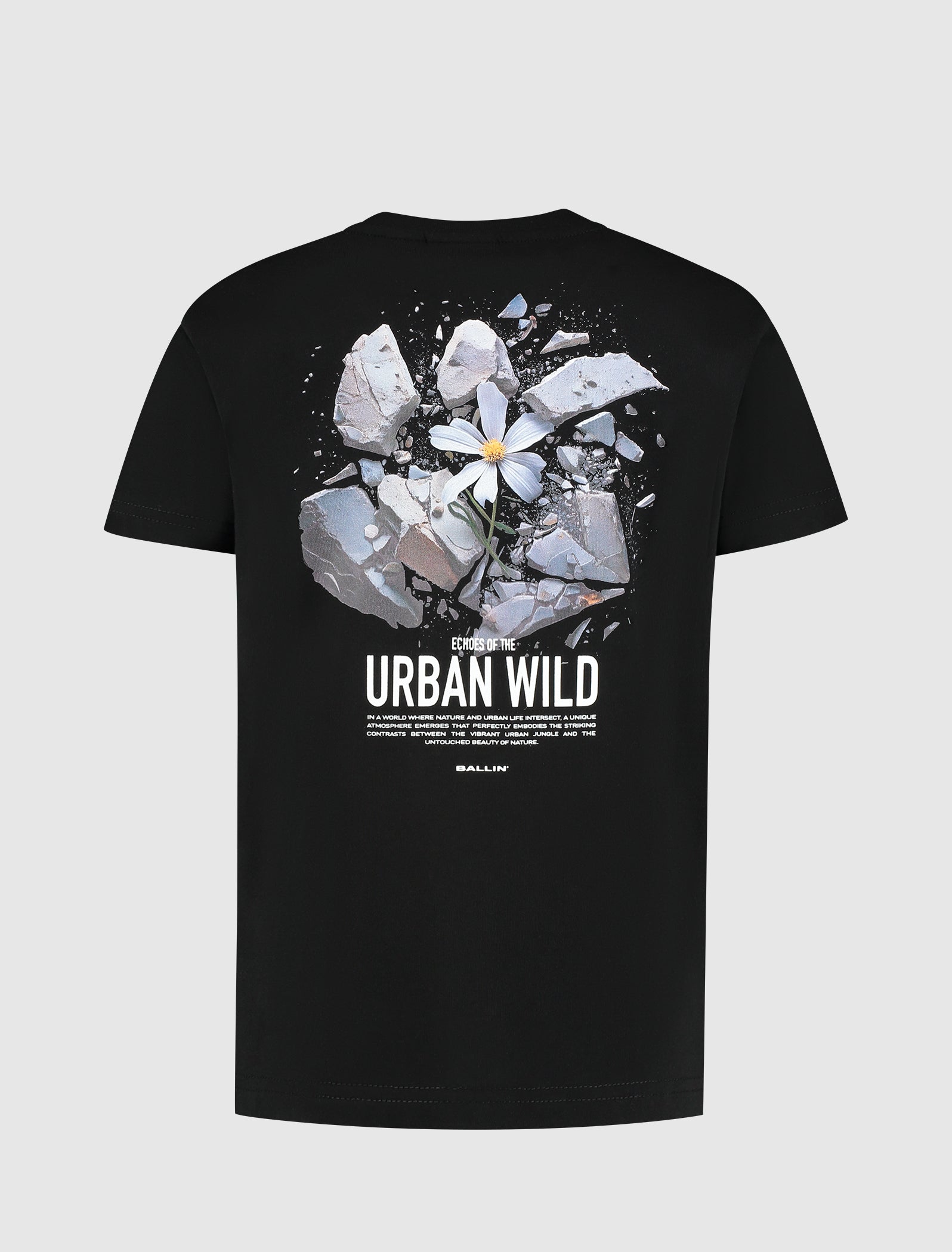 Junior Urban Wild Explosion T-shirt | Black