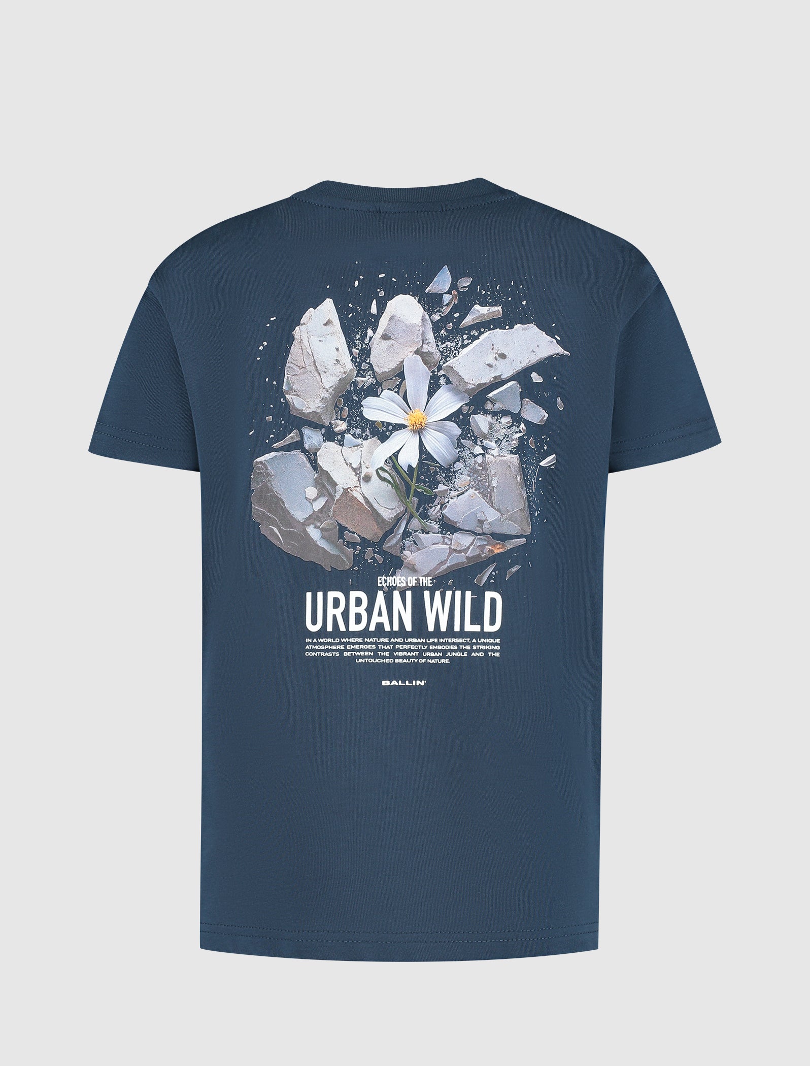 Junior Urban Wild Explosion T-shirt | Navy