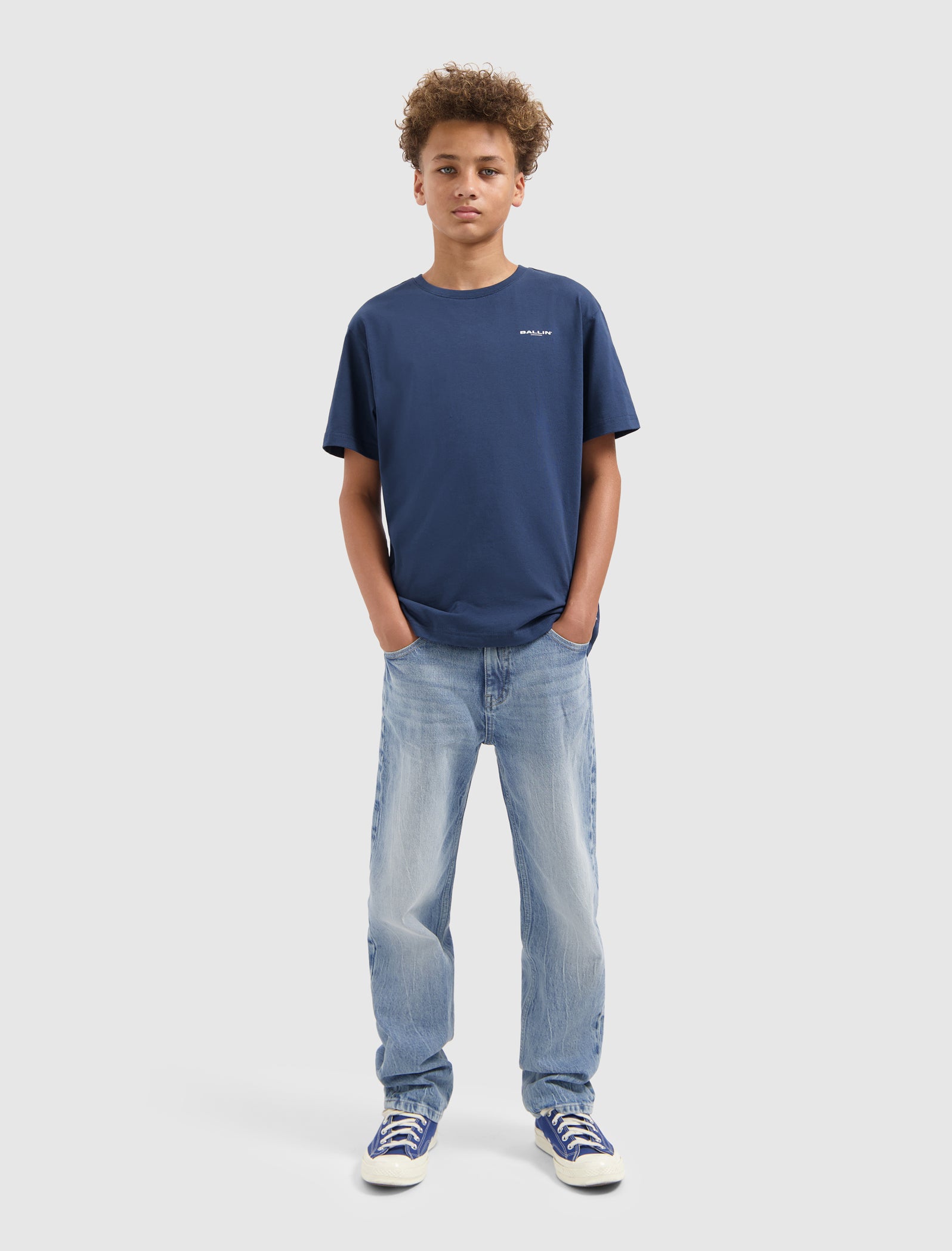 Junior Urban Wild Explosion T-shirt | Navy