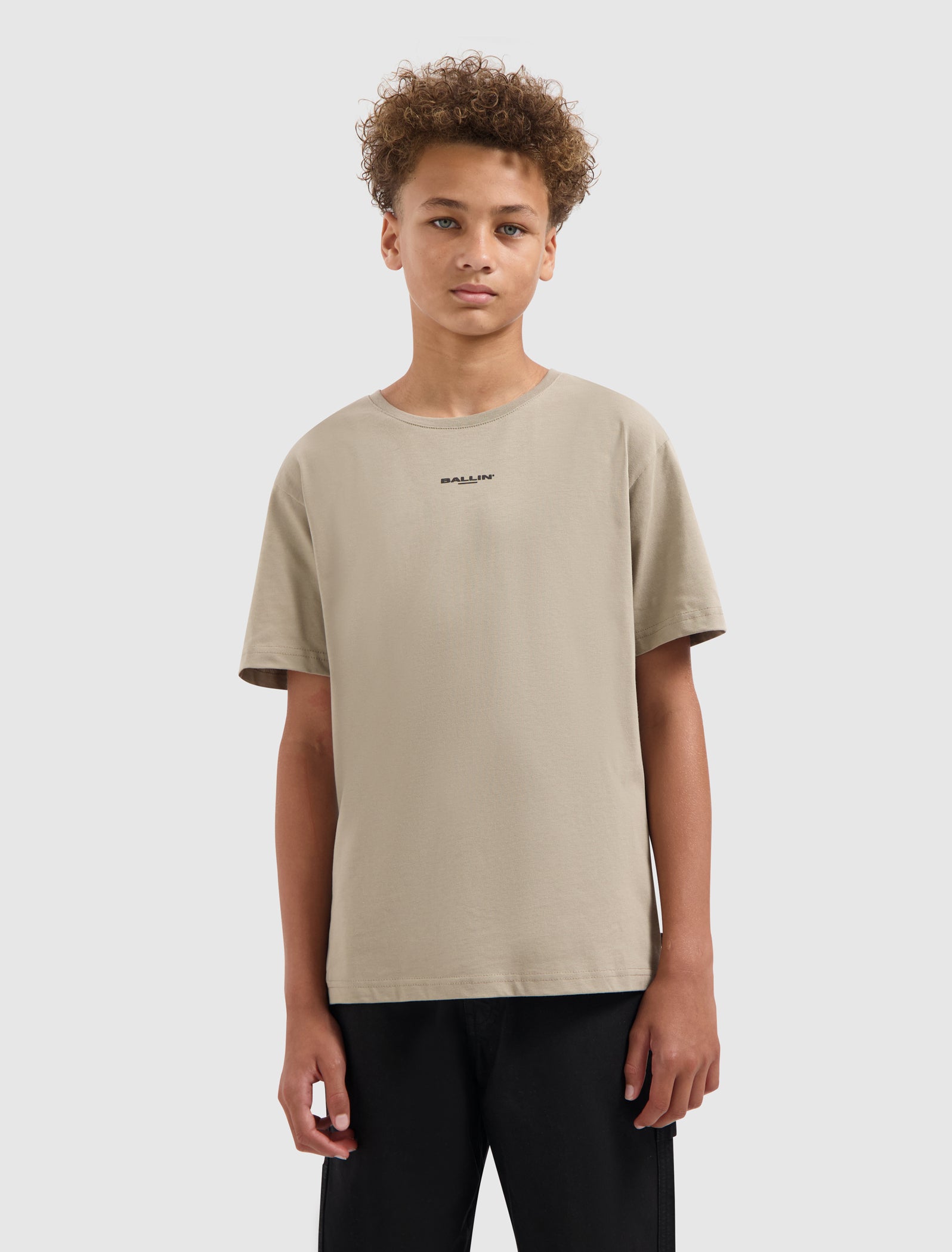 Junior Peace of Paradise T-shirt | Taupe