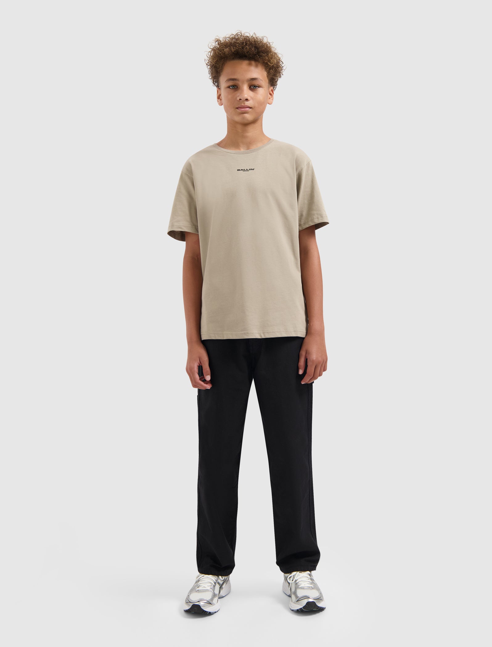 Junior Peace of Paradise T-shirt | Taupe
