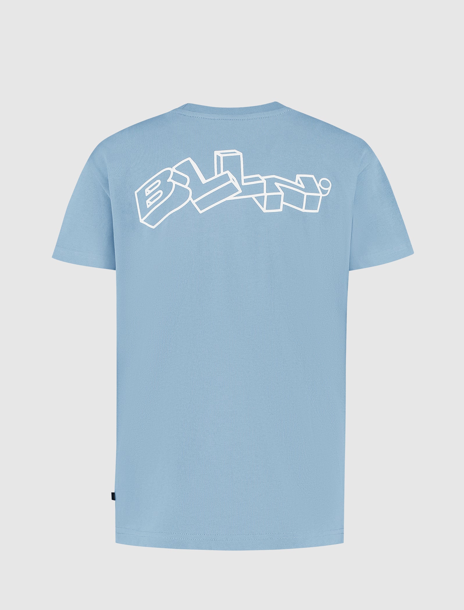 Junior BLLN Outline T-shirt | Mid Blue Grey