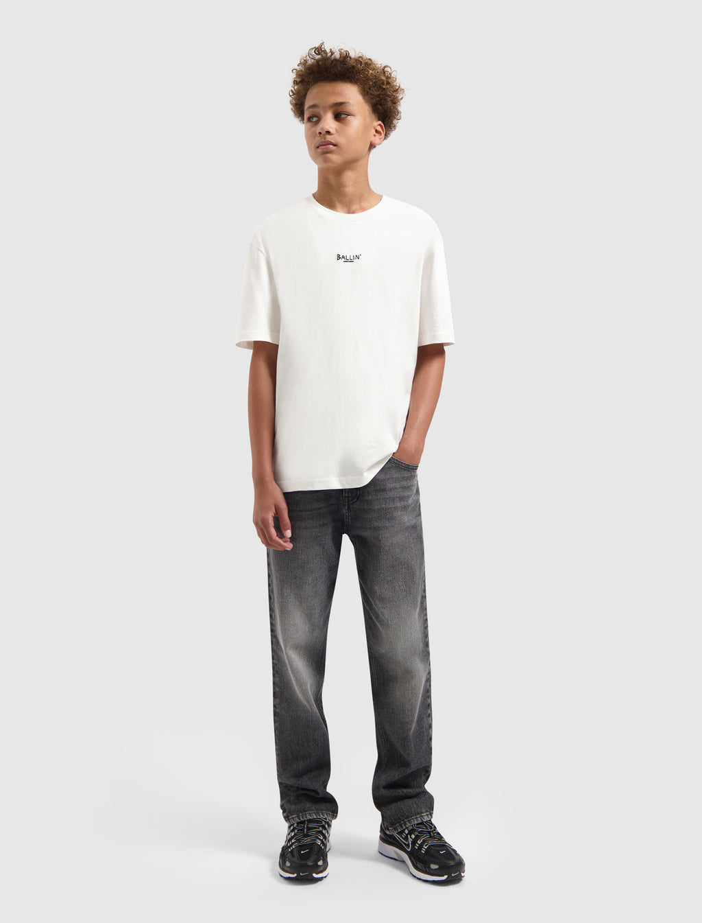 Junior Handwritten Logo T-shirt | Off White
