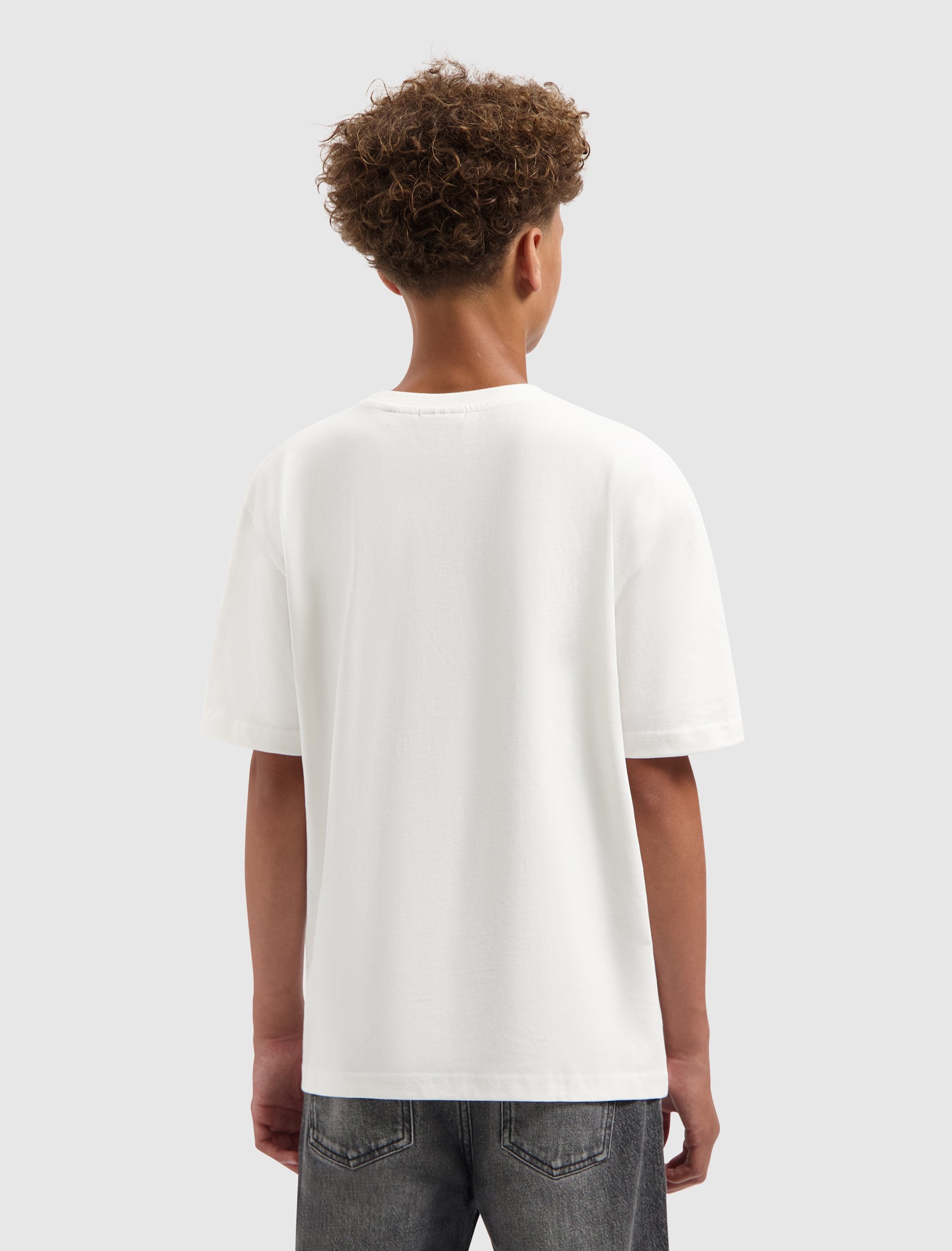 Junior Handwritten Logo T-shirt | Off White