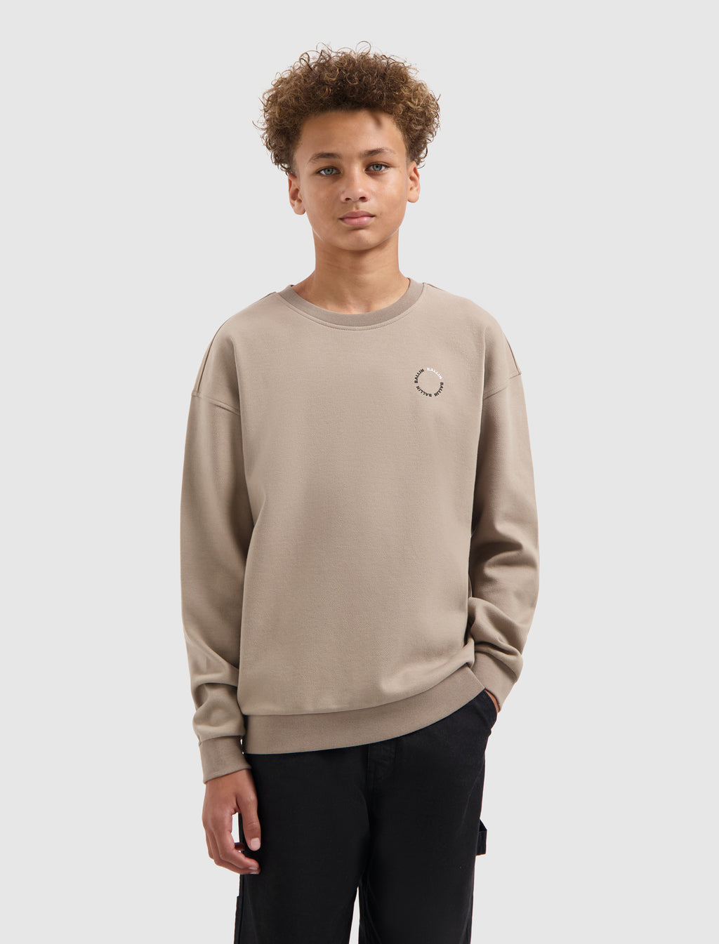 Junior Circle Logo Sweater | Taupe