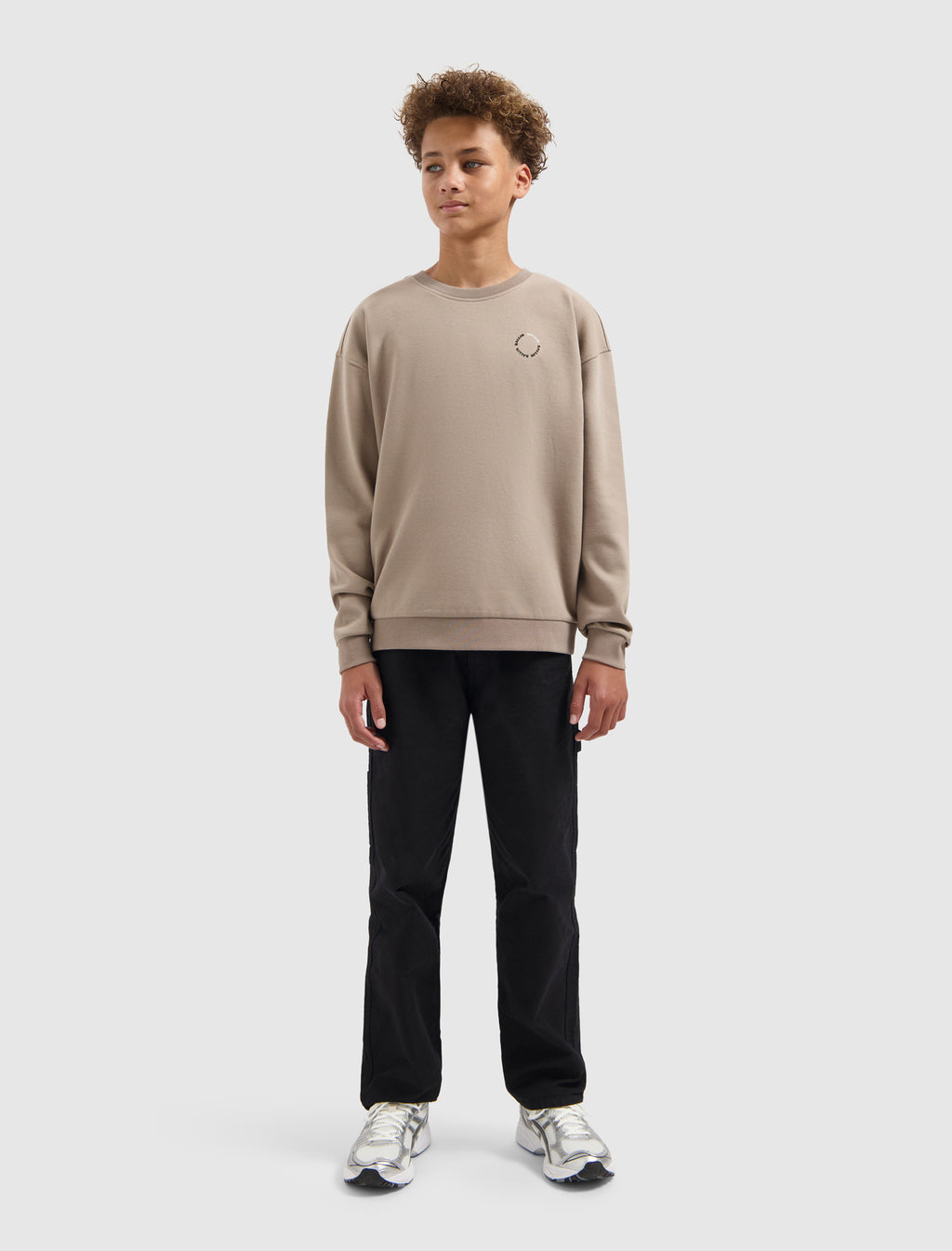Junior Circle Logo Sweater | Taupe