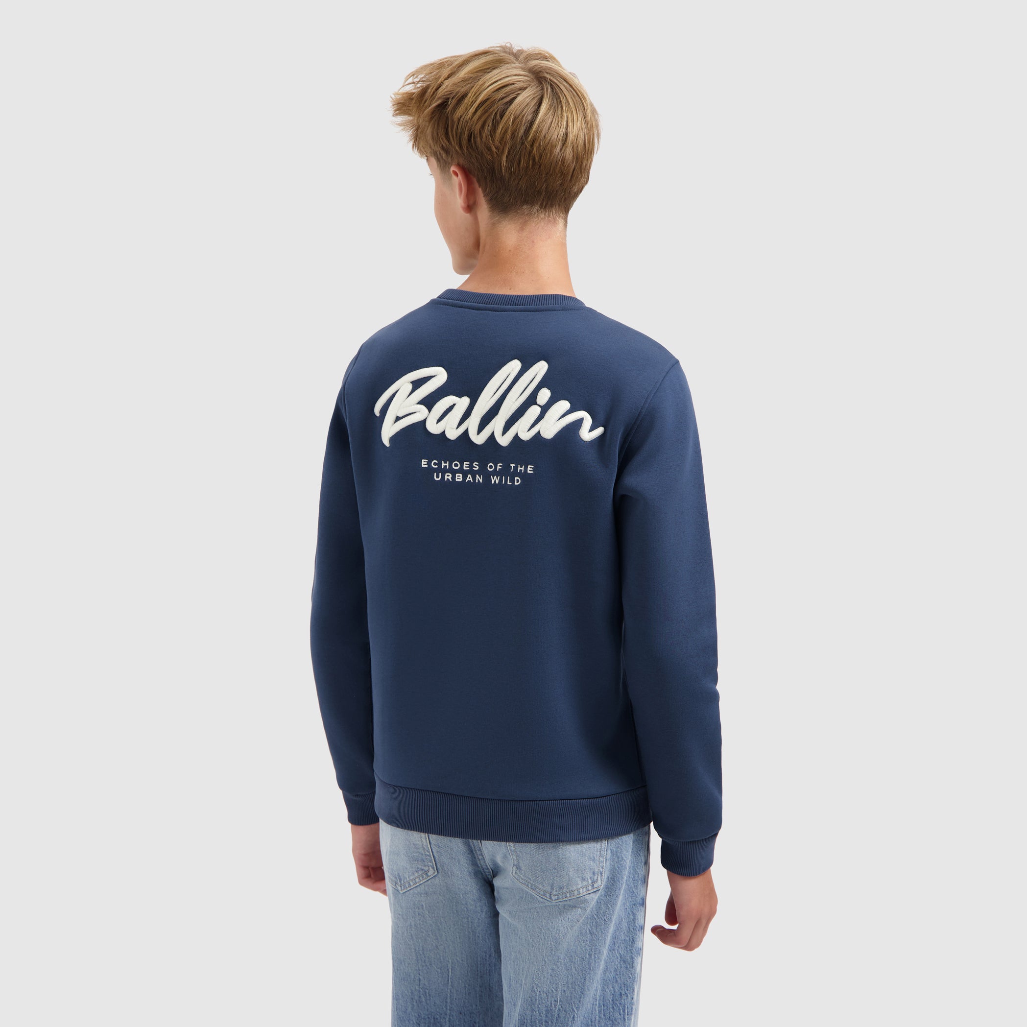 Junior Echoes Sweater | Navy