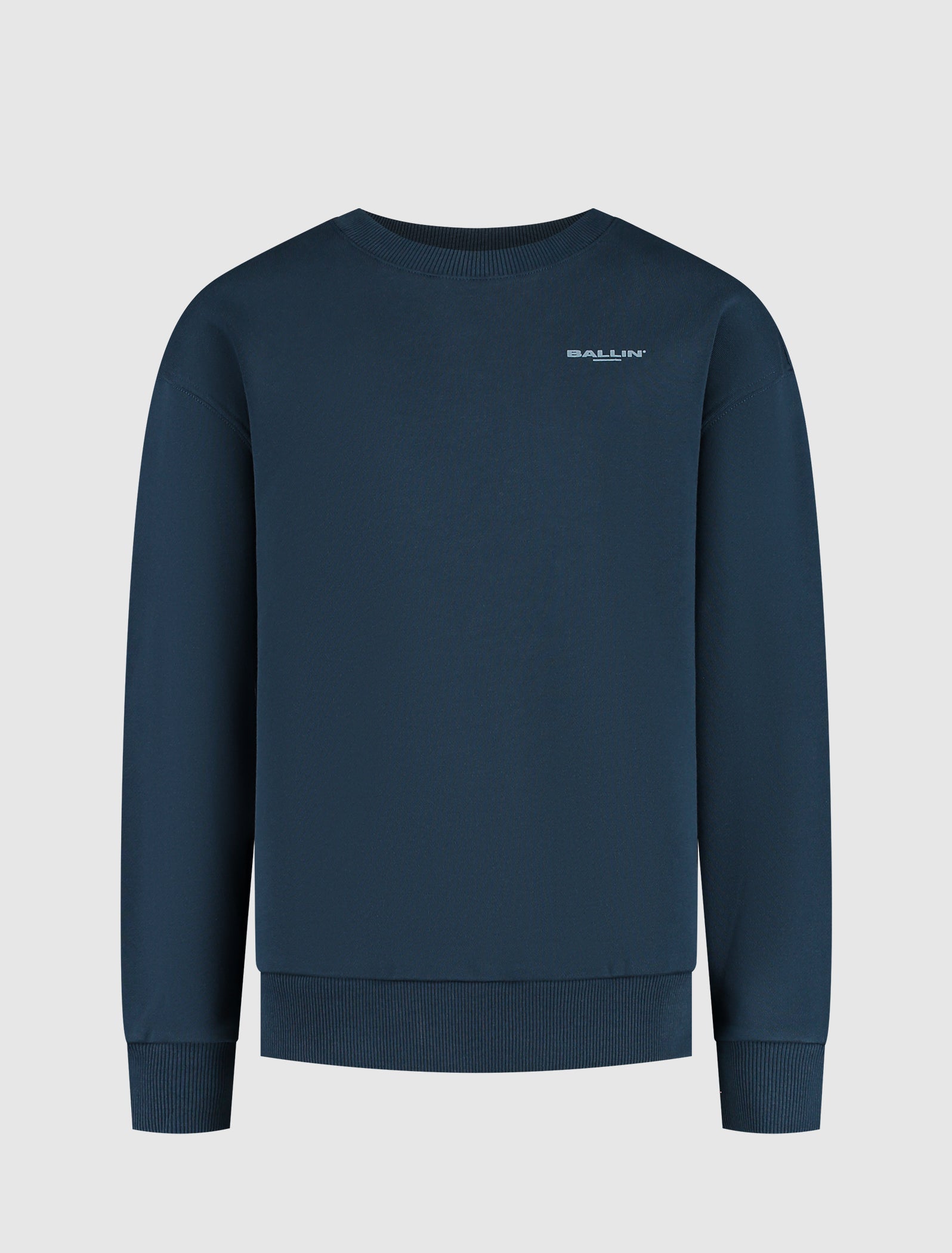 Junior Zig Zag Logo Sweater | Navy