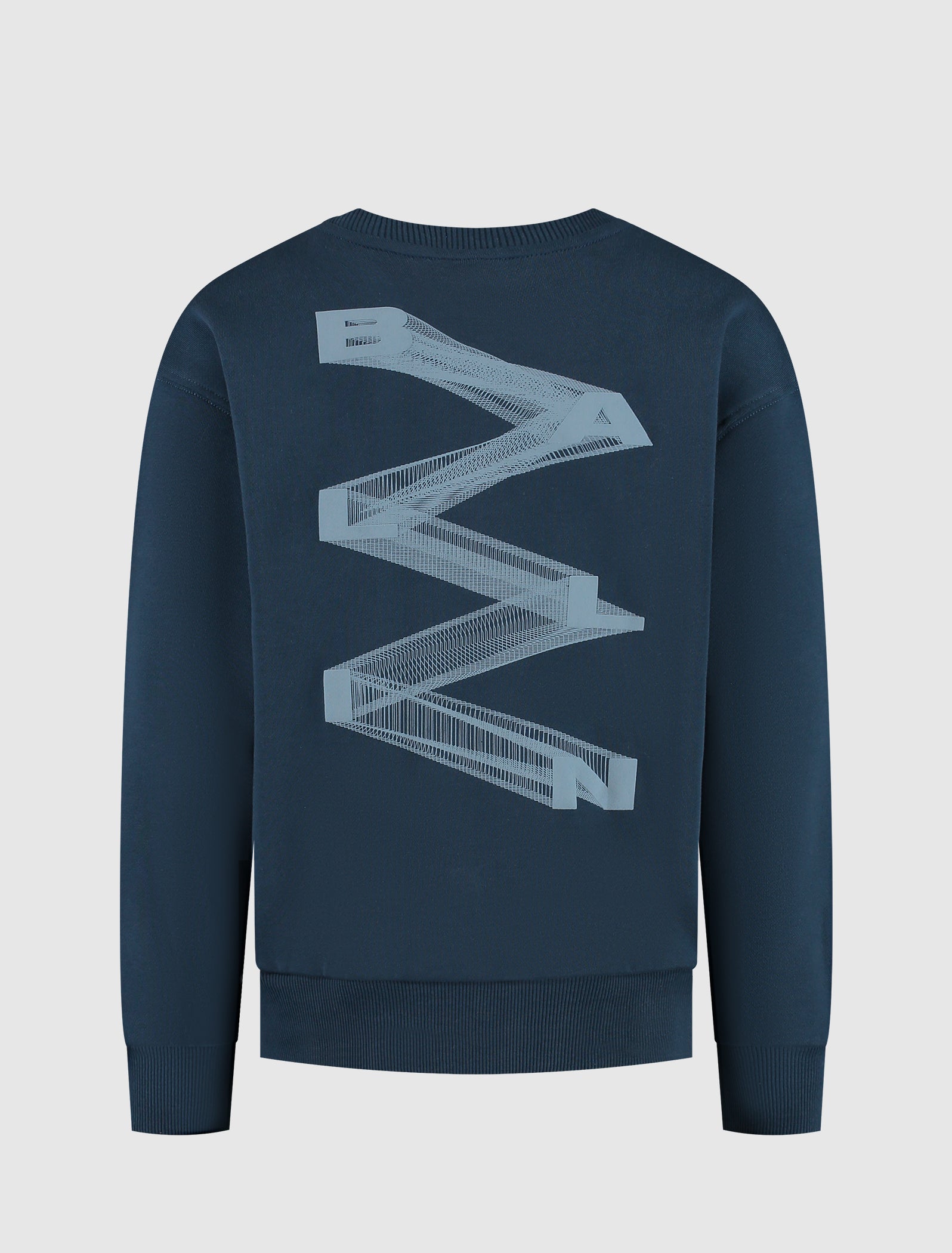 Junior Zig Zag Logo Sweater | Navy