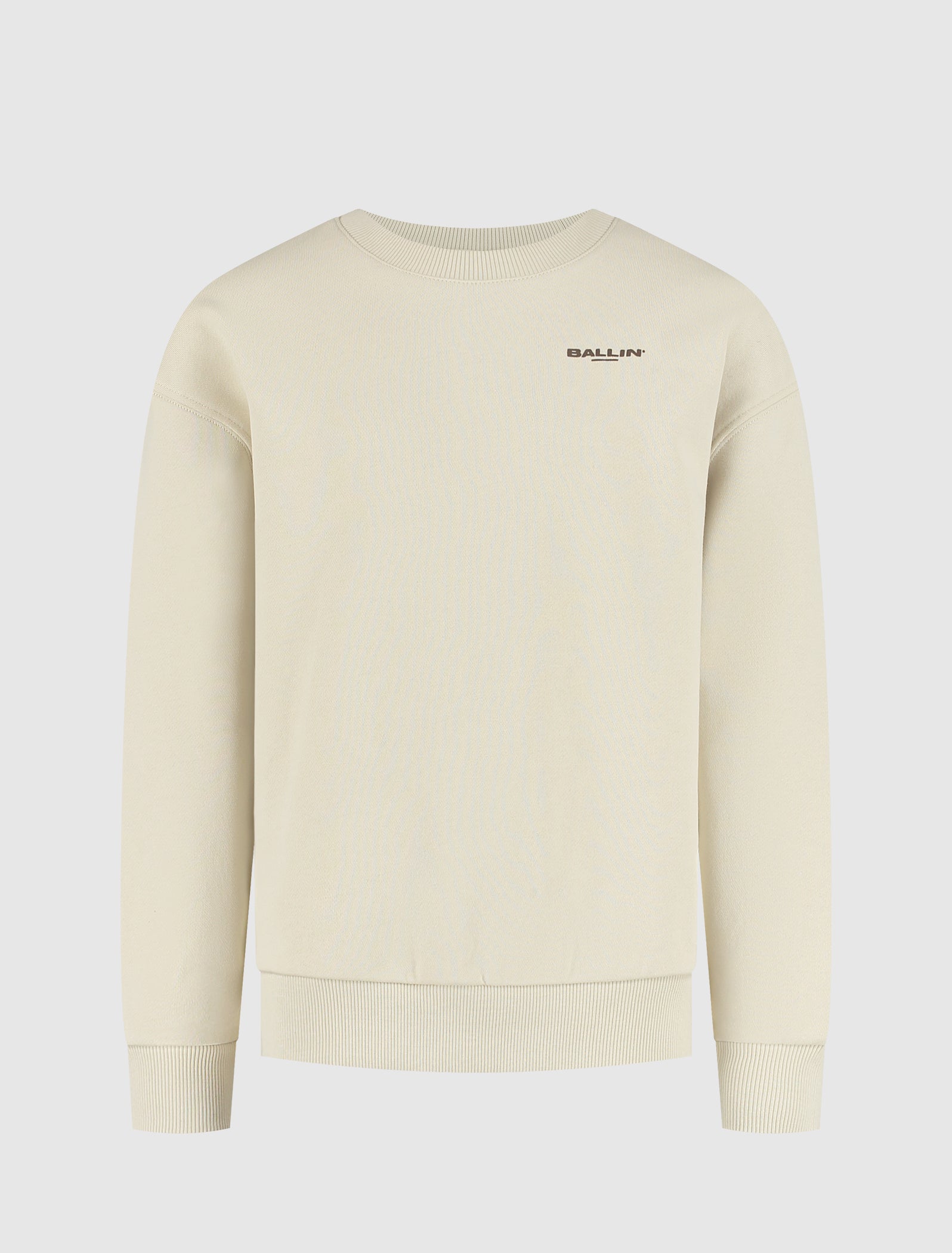 Junior Zig Zag Logo Sweater | Sand