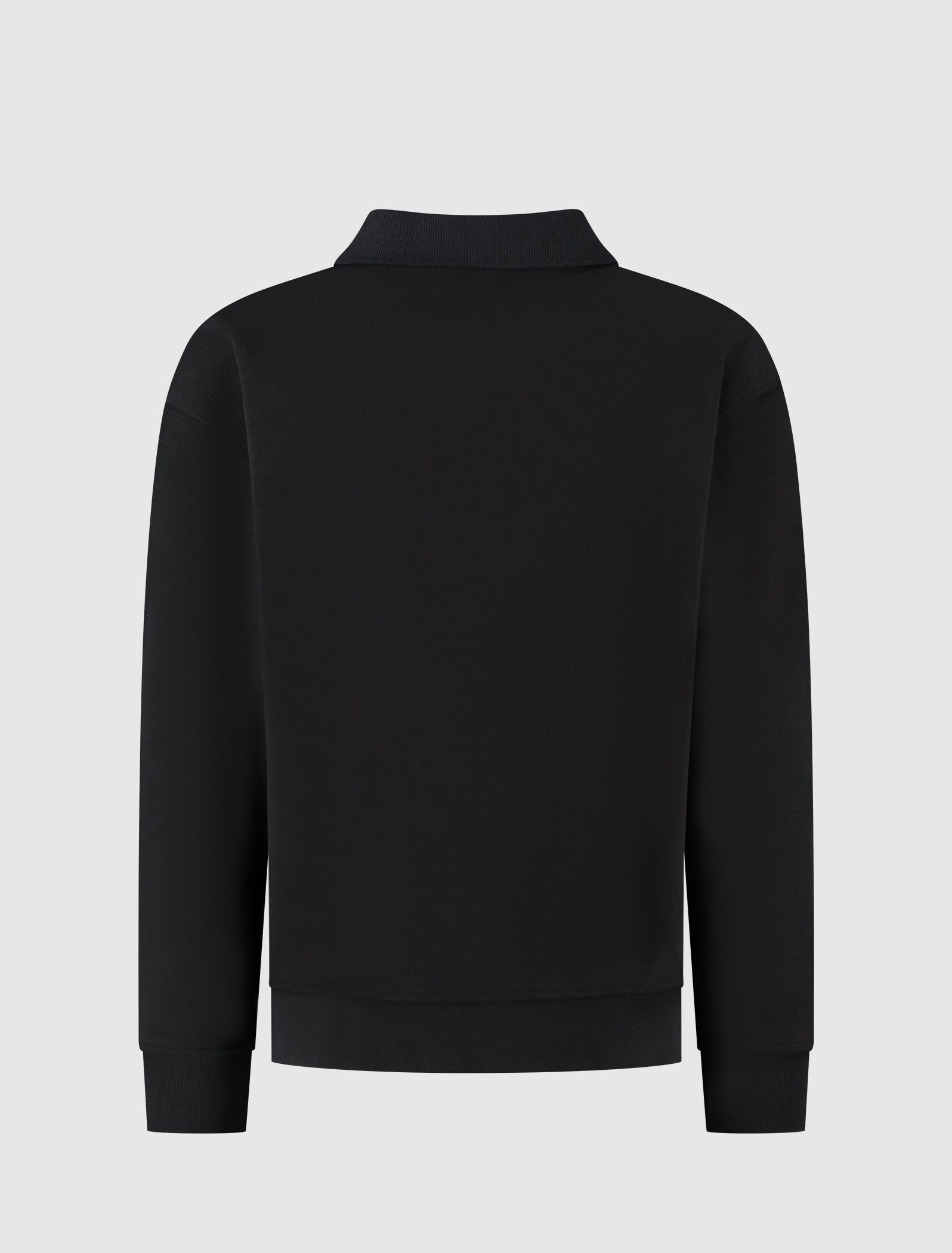 Junior Circle logo Polo Sweater | Black