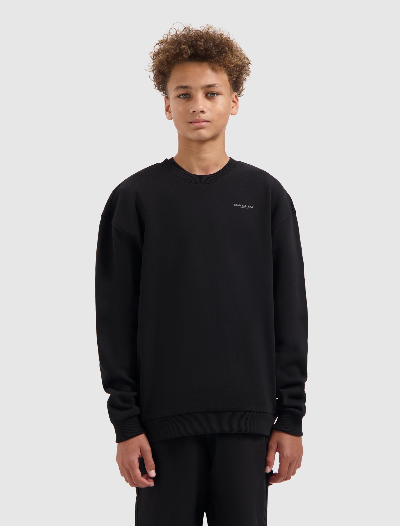 Junior Echoes Of Nature Sweater | Black